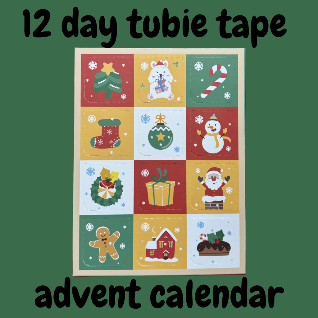 12 Day Tubie Tape Advent Calendar PRE-ORDER