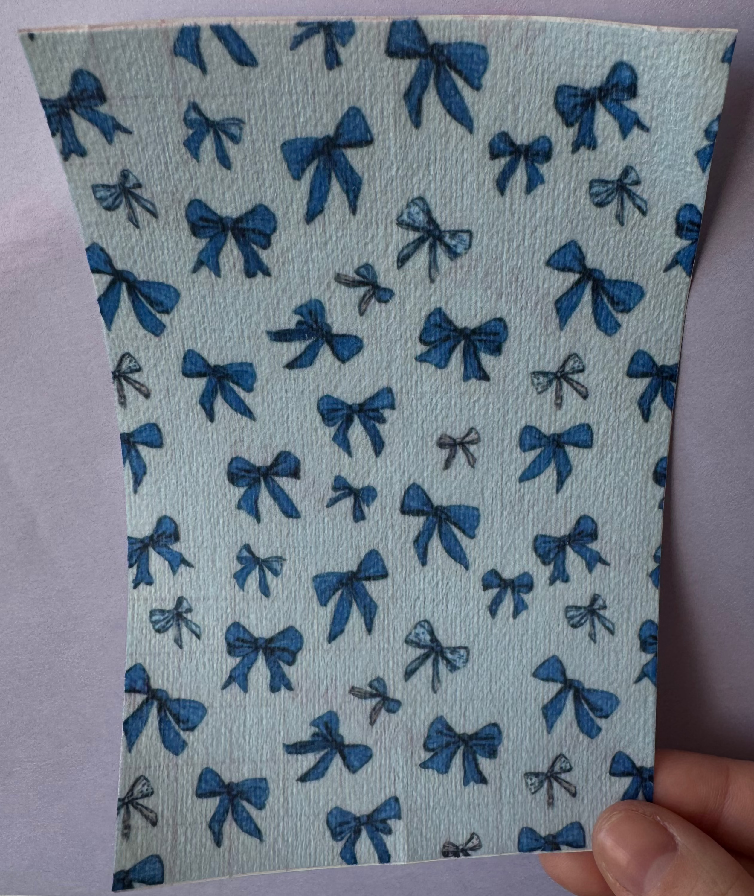 Cute Blue Bows Tubie Tape