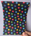 Black Colourful Stars Tubie Tape