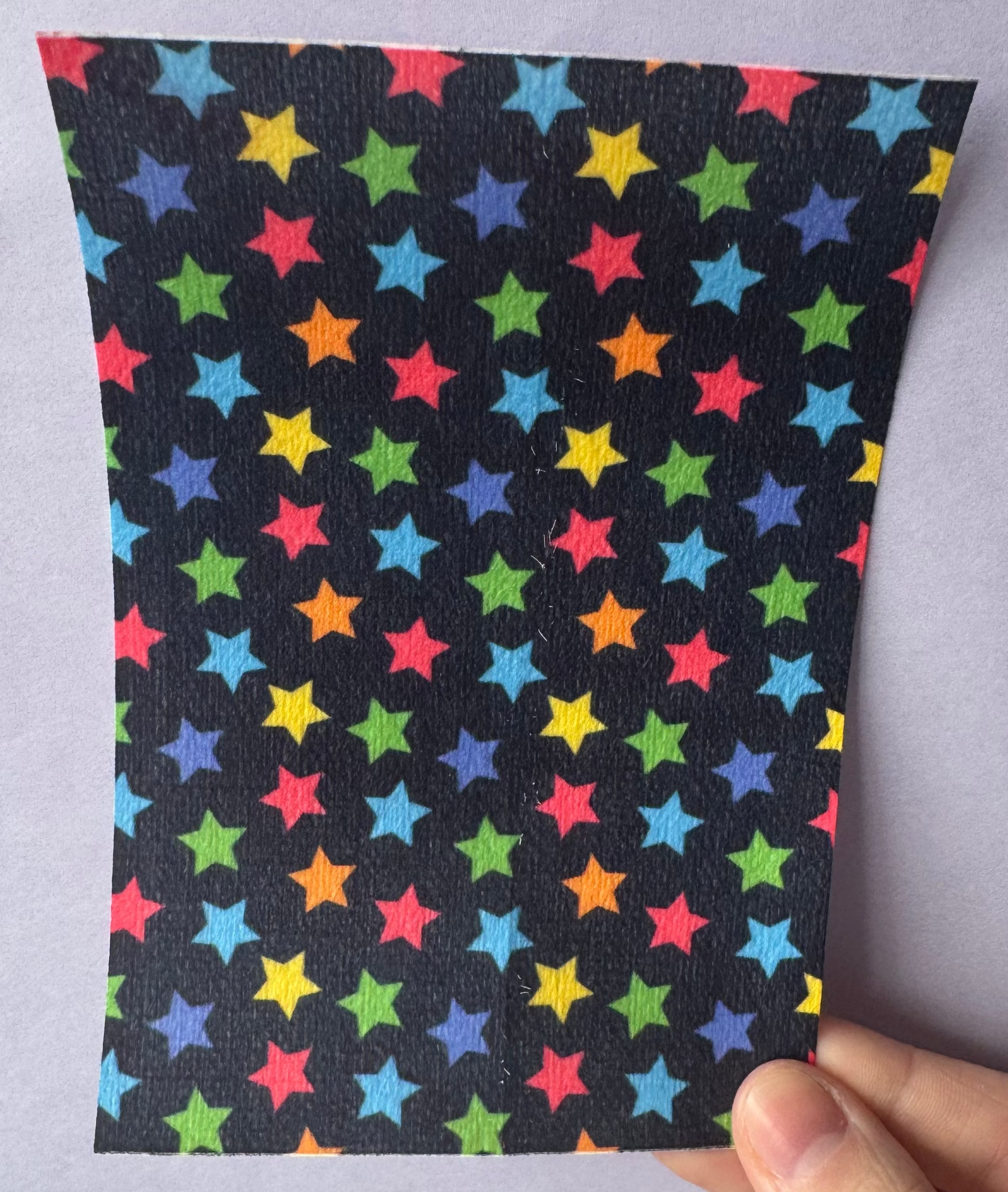 Black Colourful Stars Tubie Tape