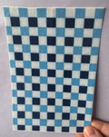 Mixed Blue Checkered Tubie Tape