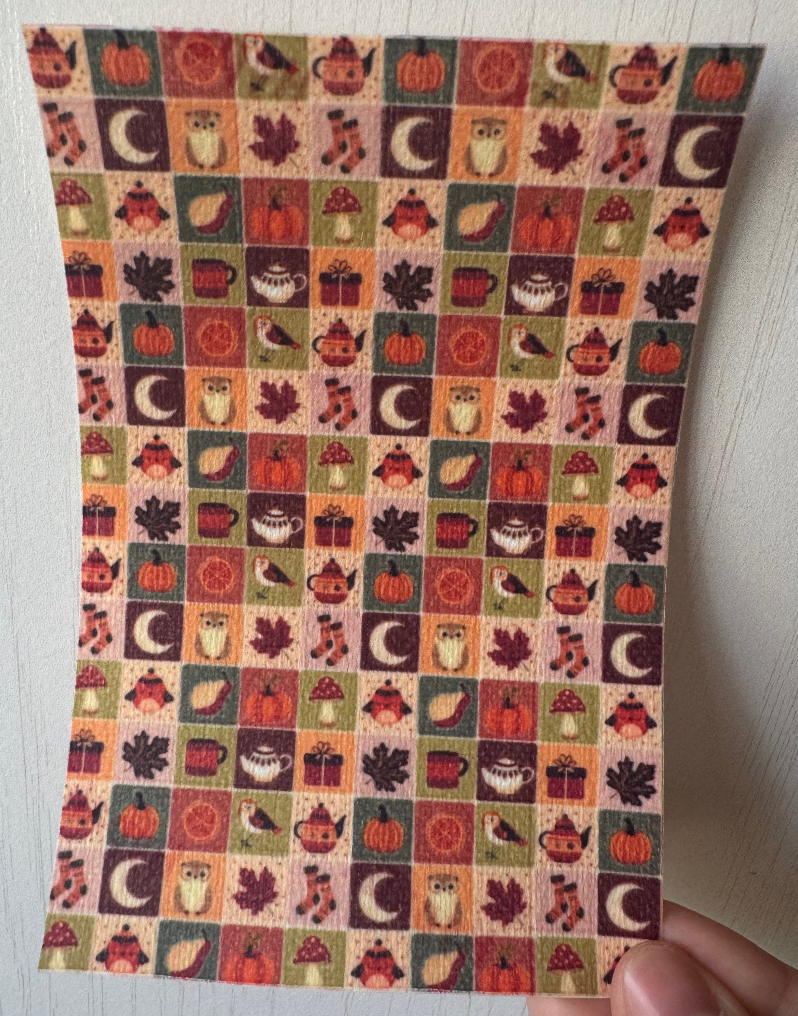 Autumnal Checkered Tubie Tape