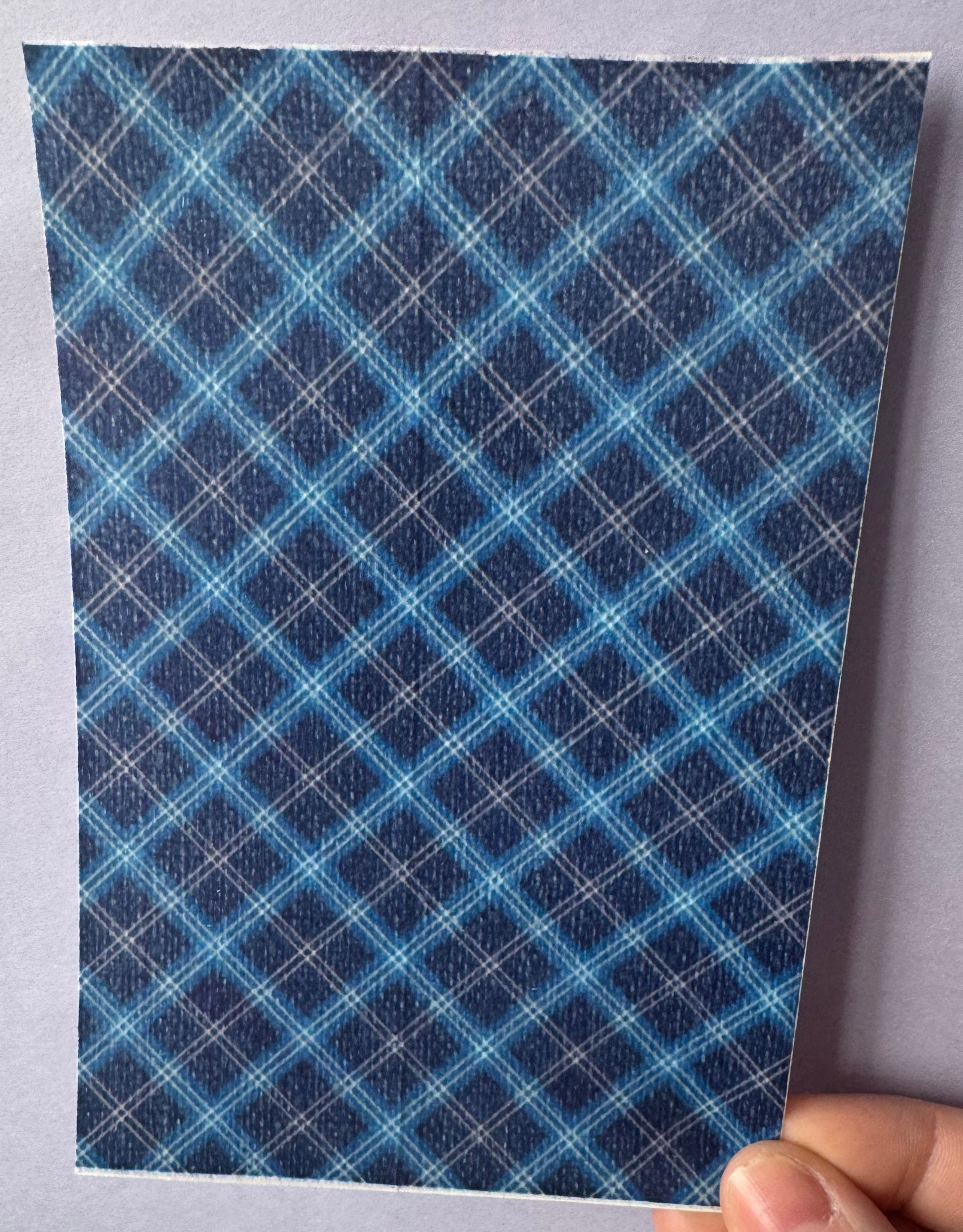 Navy Plaid Tubie Tape
