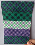 Purple And Green Plaid Tubie Tape