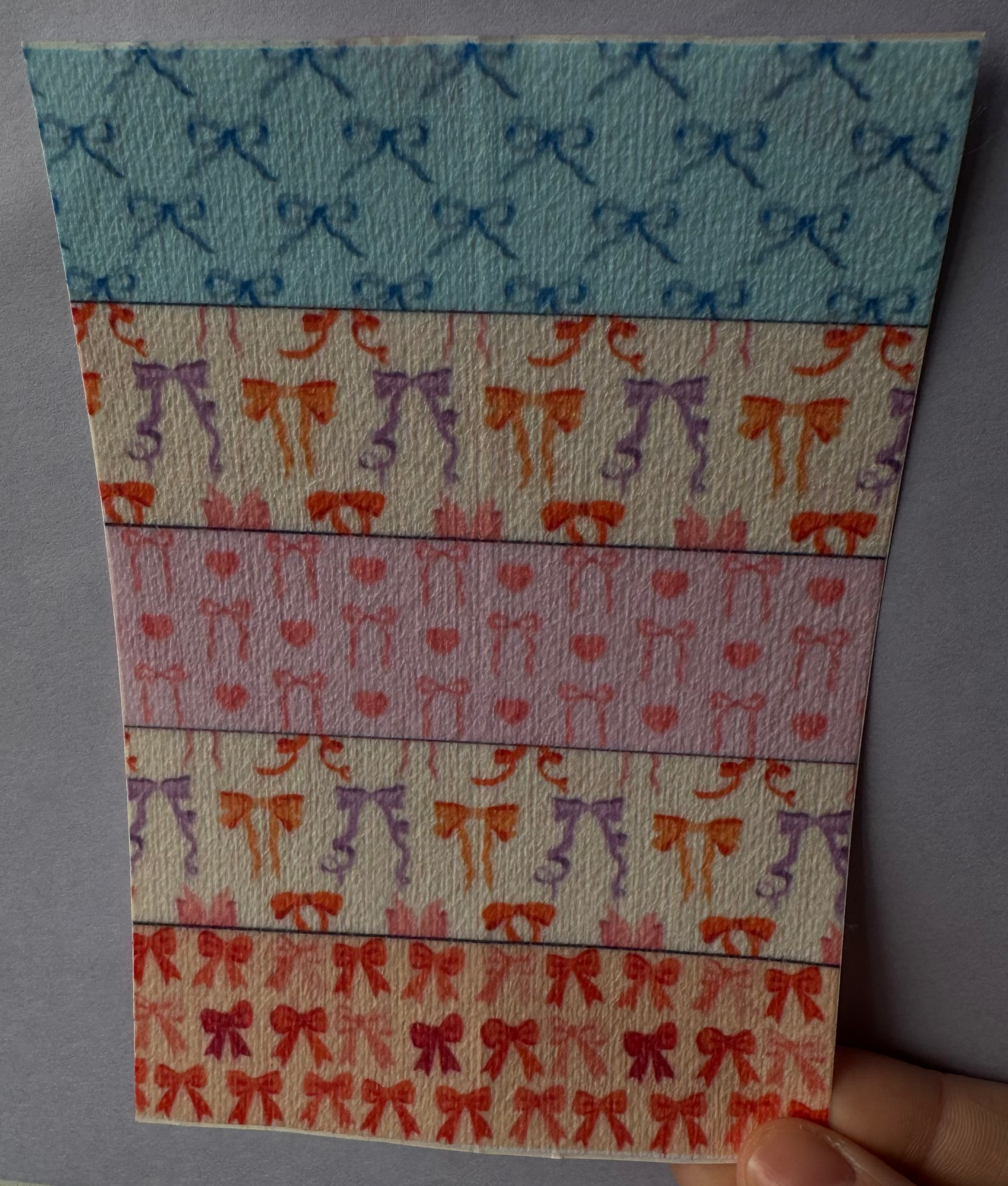 Colourful Mixed Bows Tubie Tape