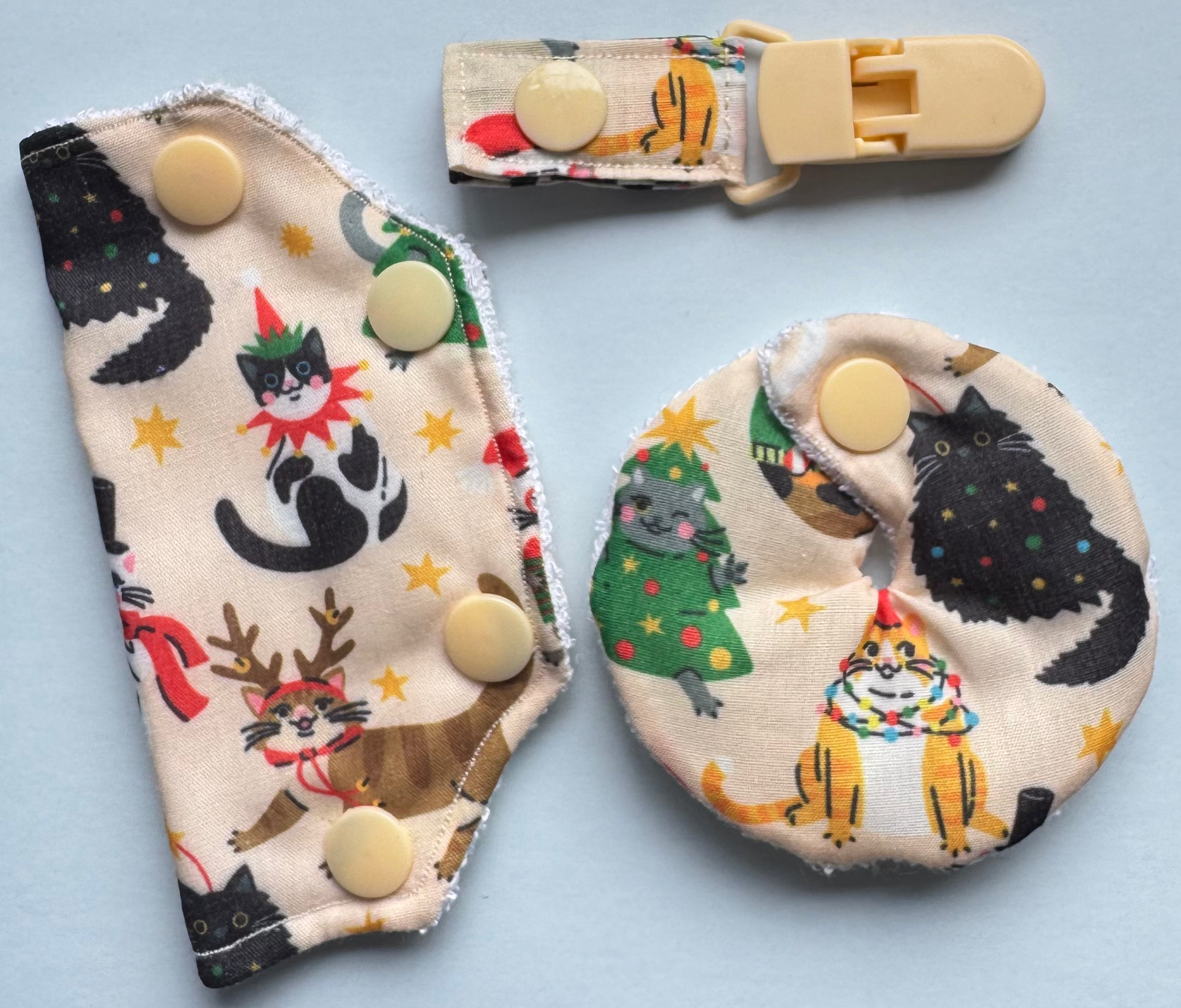 Christmas Cats Tubie Accessories
