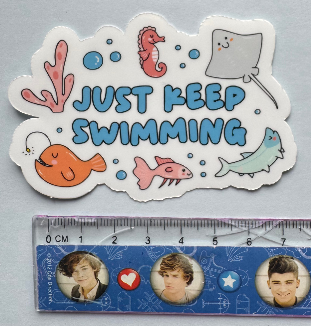 Just Keep Swimming Sticker