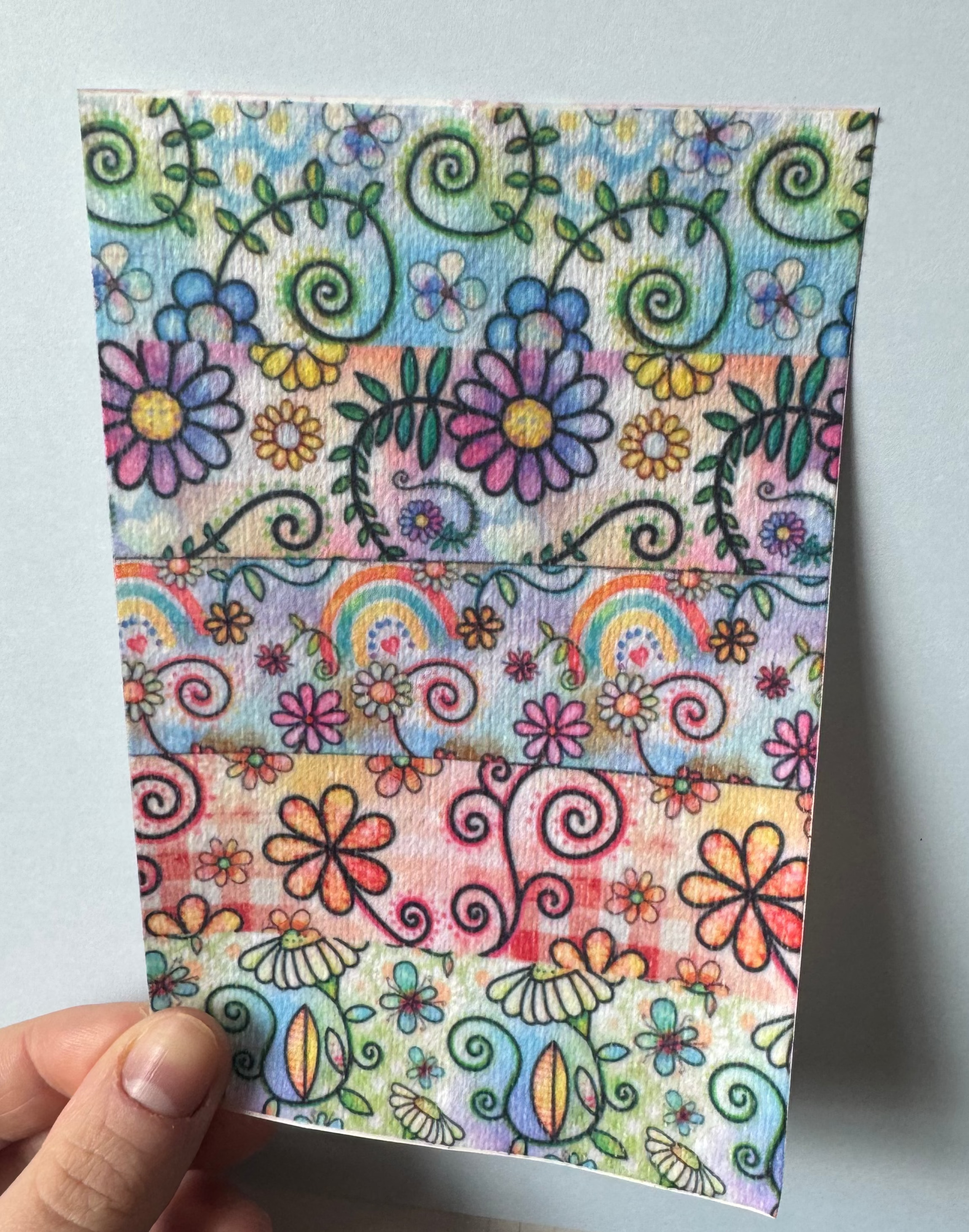 Mixed Whimsical Flower Tubie Tape