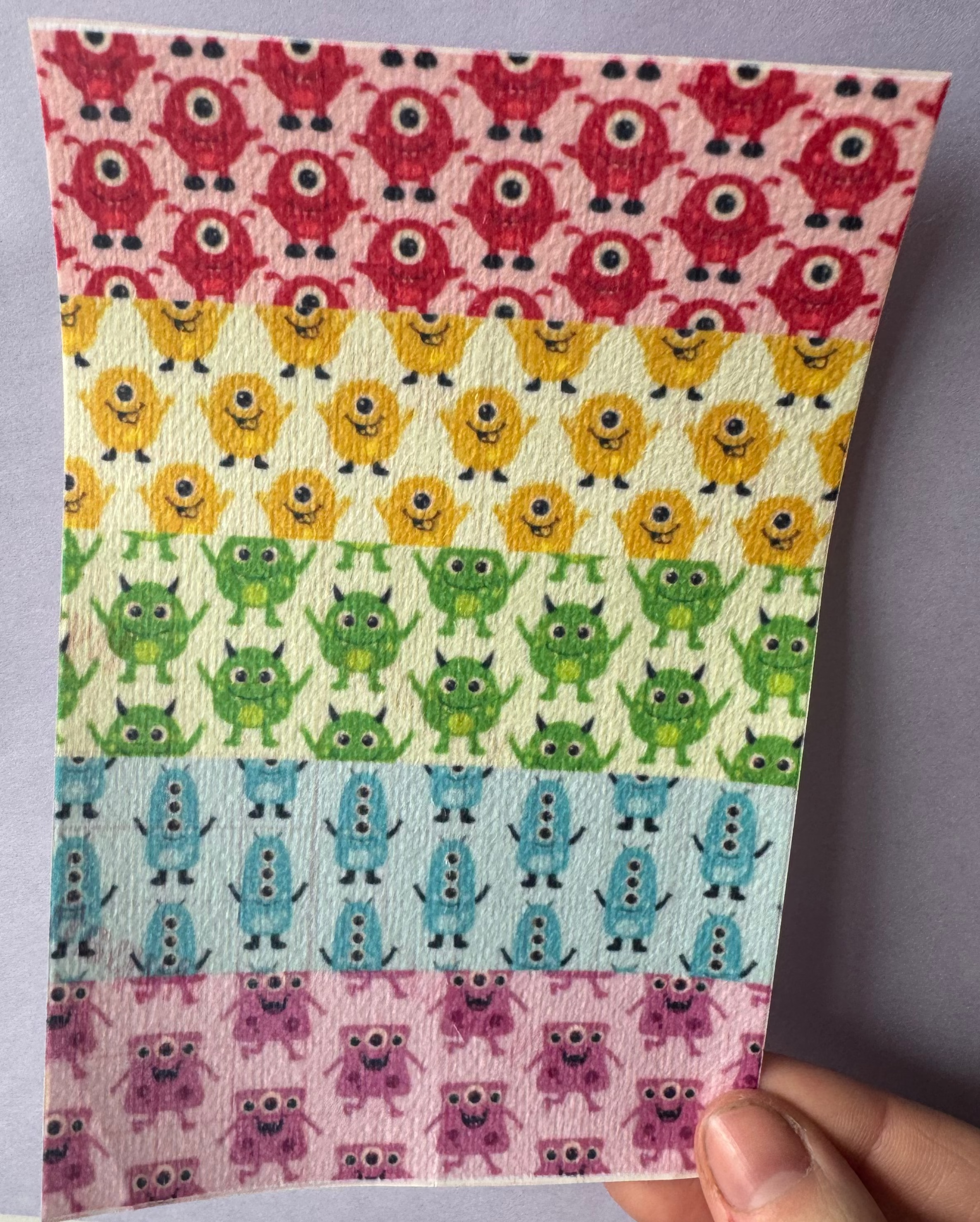 Mixed Alien Monsters Tubie Tape