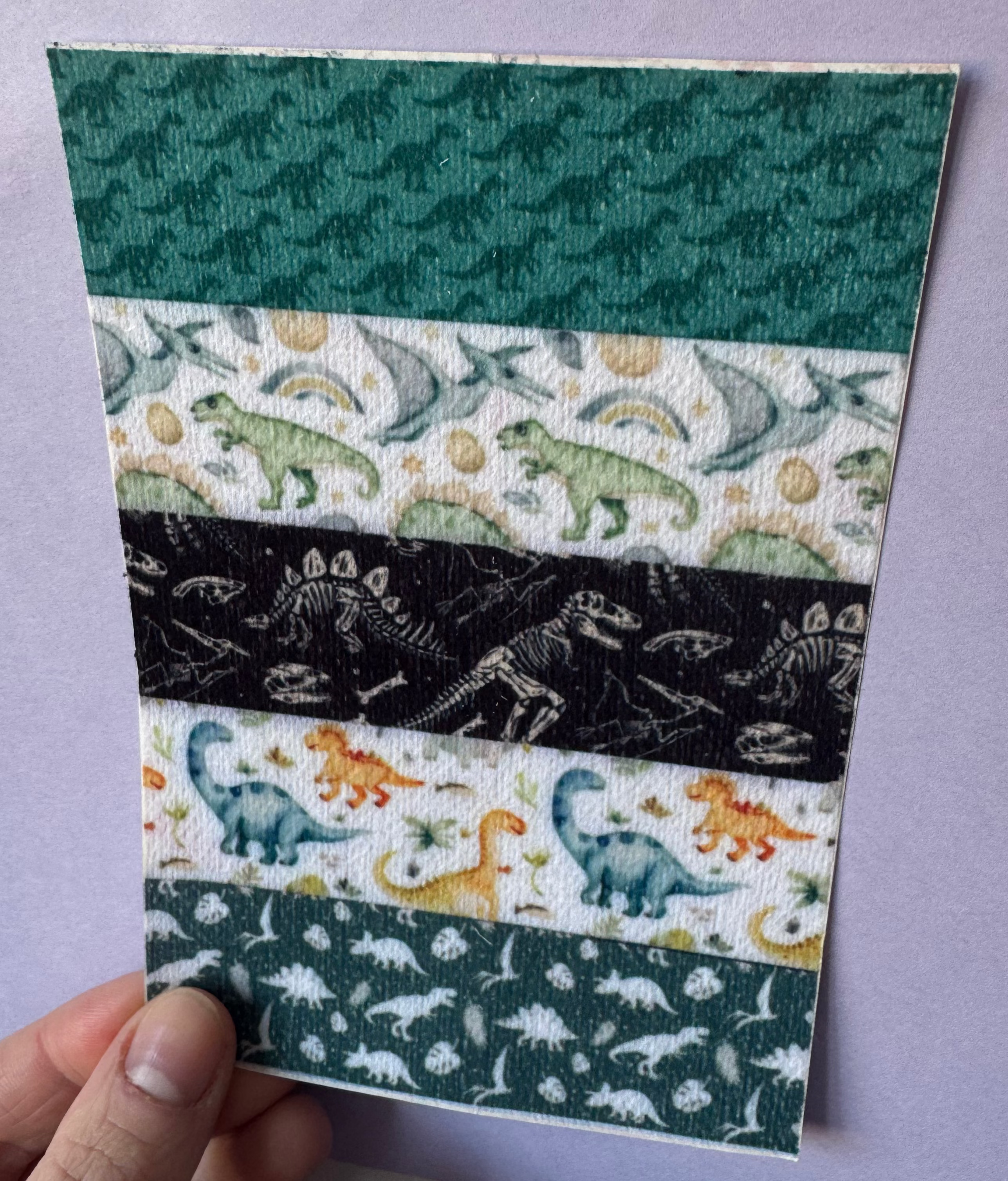 Mixed Green Dinosaur Tubie Tape