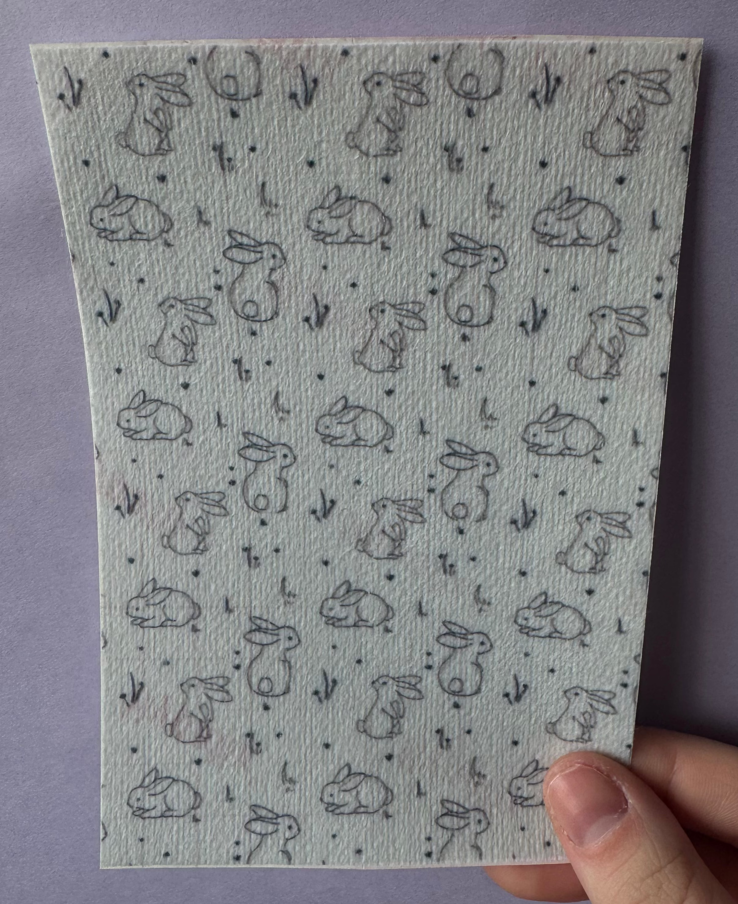 Light Blue Rabbits Tubie Tape