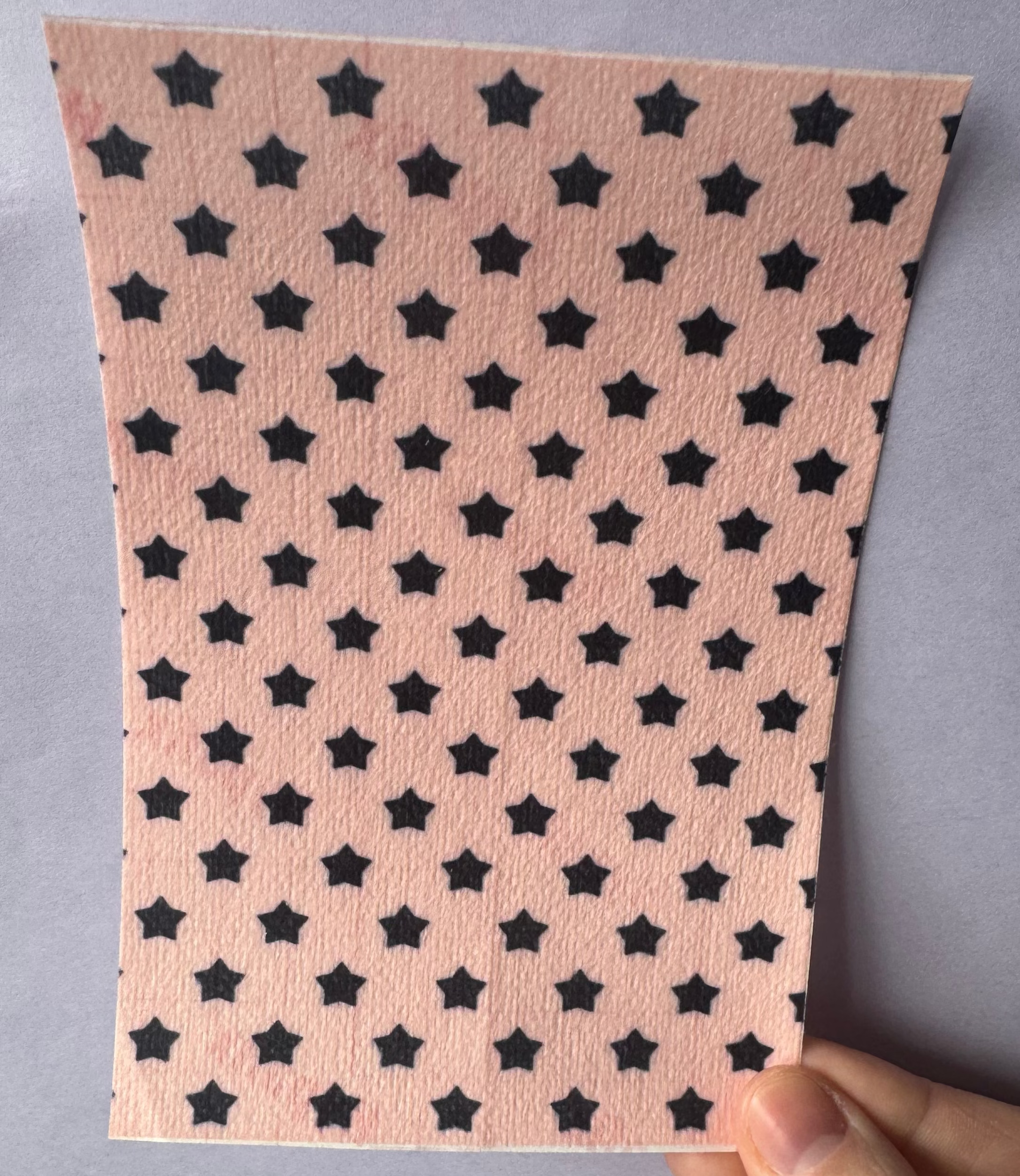 Pink And Black Stars Tubie Tape