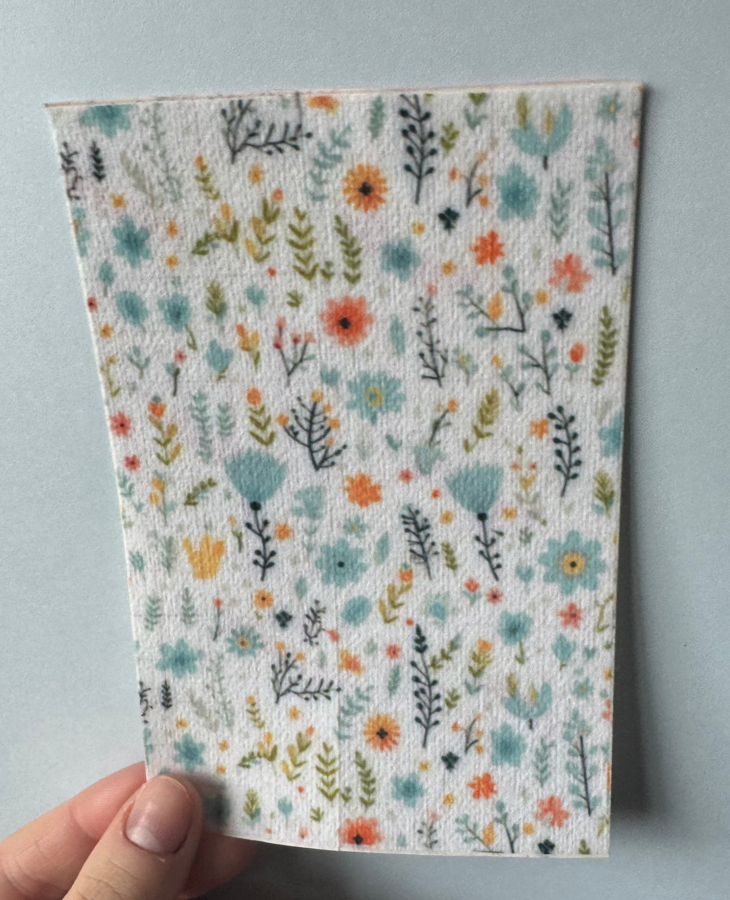 White And Blue Summer Flowers Tubie Tape