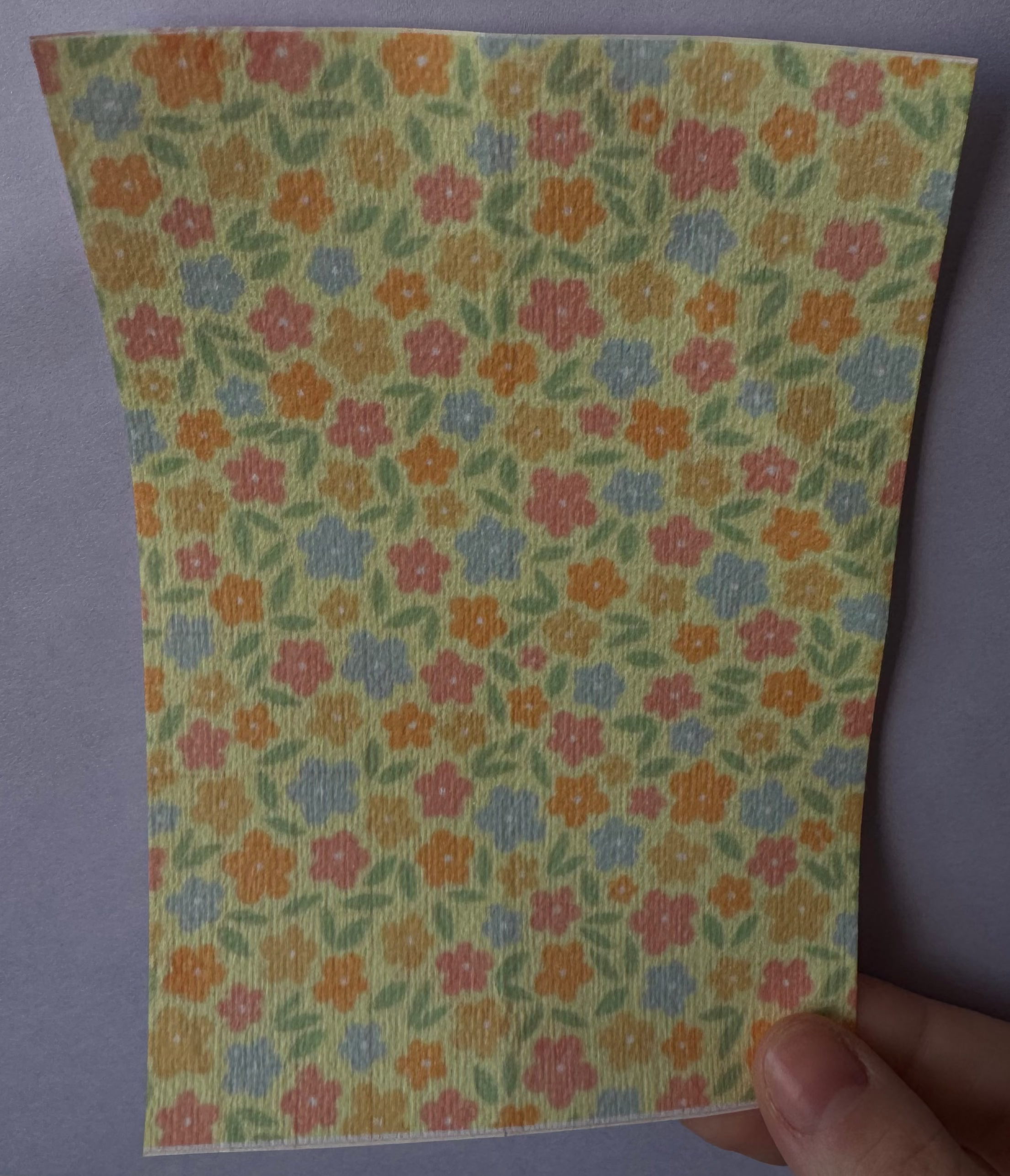 Yellow Colourful Floral Tubie Tape
