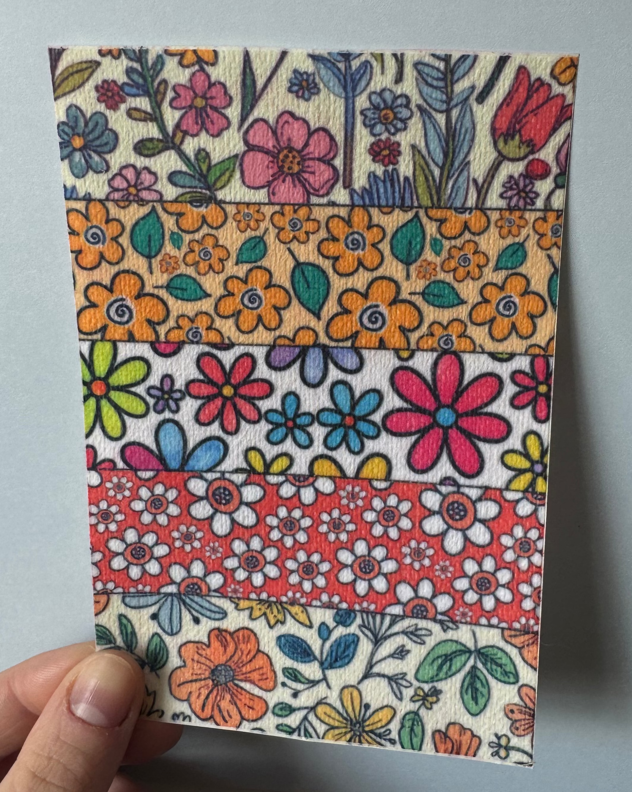 Mixed Doodle Flower Tubie Tape