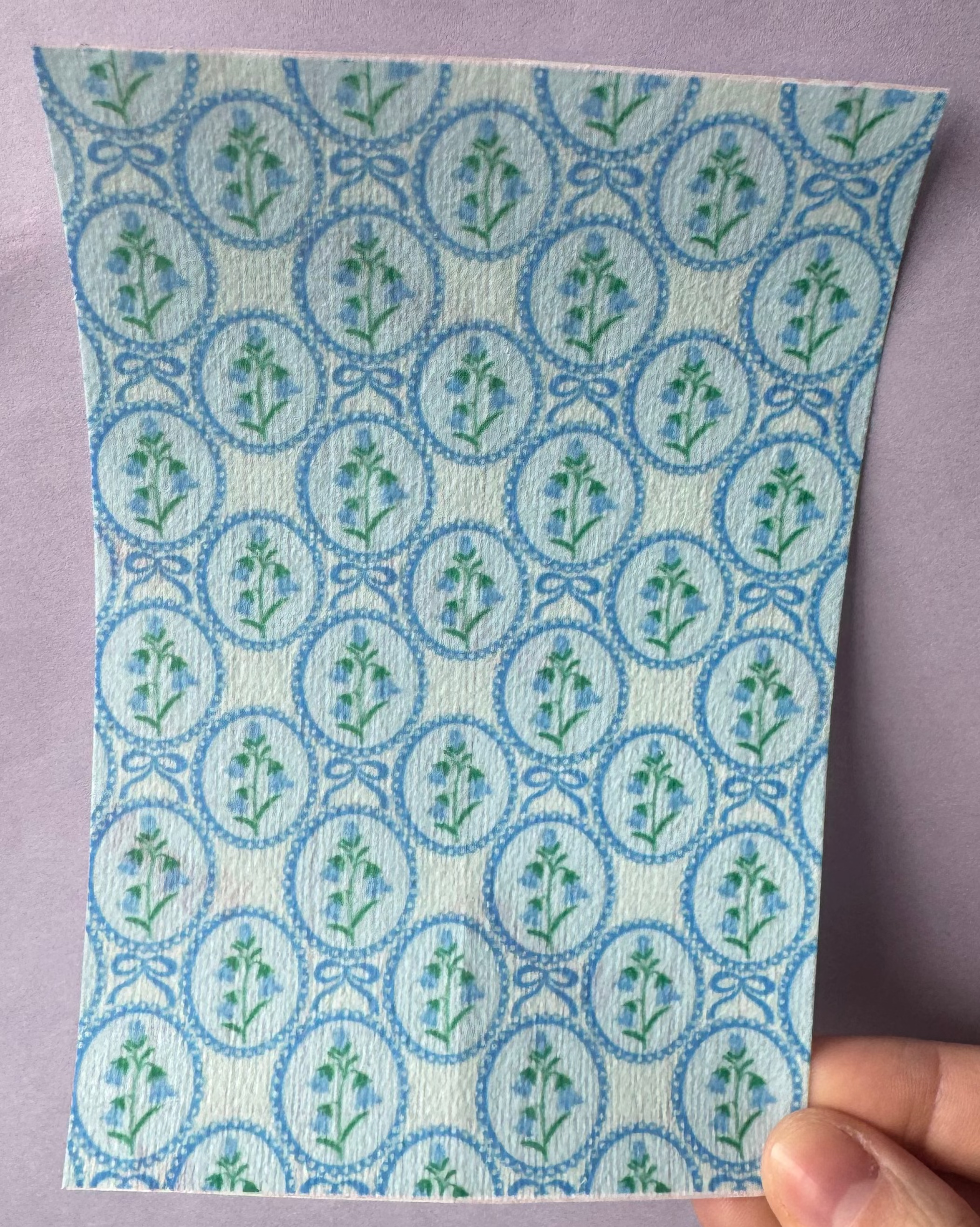Cute Blue Flowers Tubie Tape