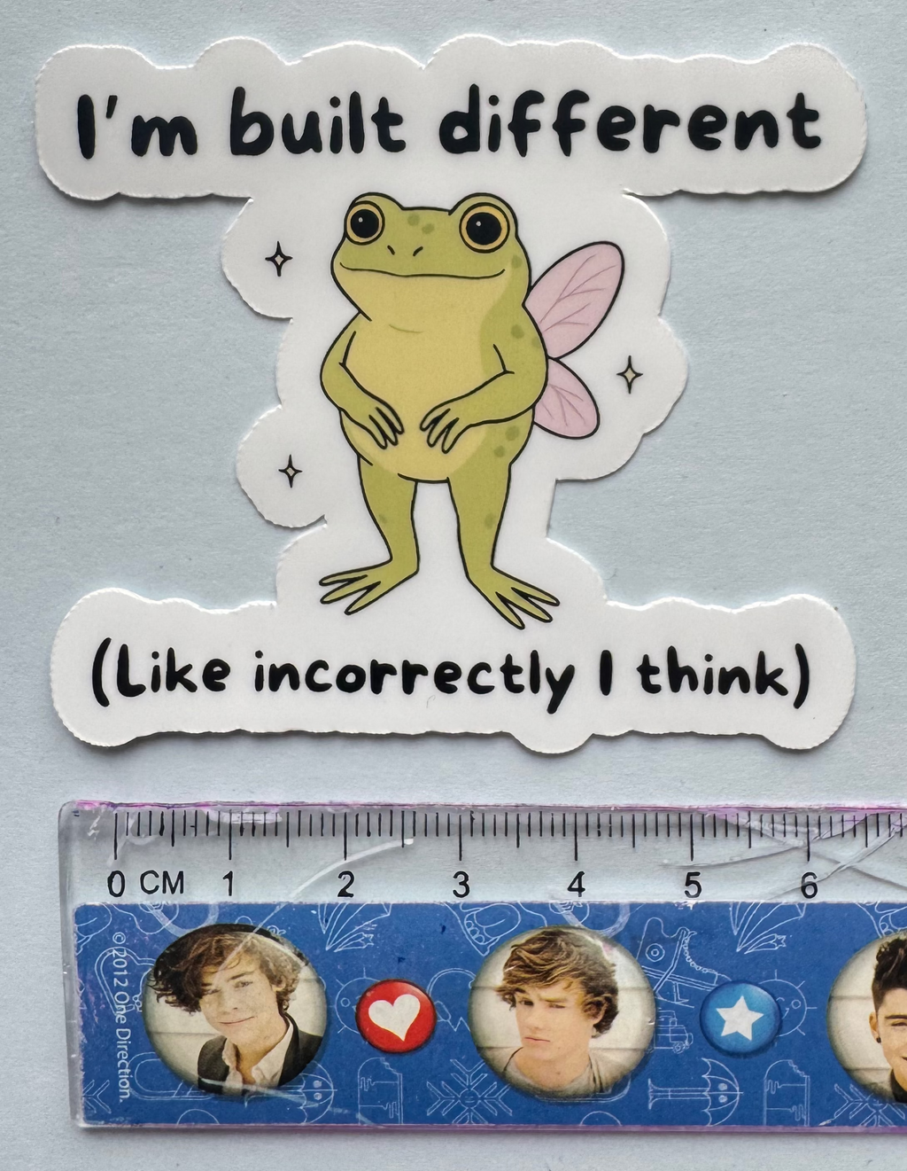 I’m Built Diffrent (Like incorrectly I think￼) Sticker