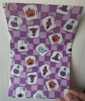 Cute Purple Checkered Halloween  Tubie Tape