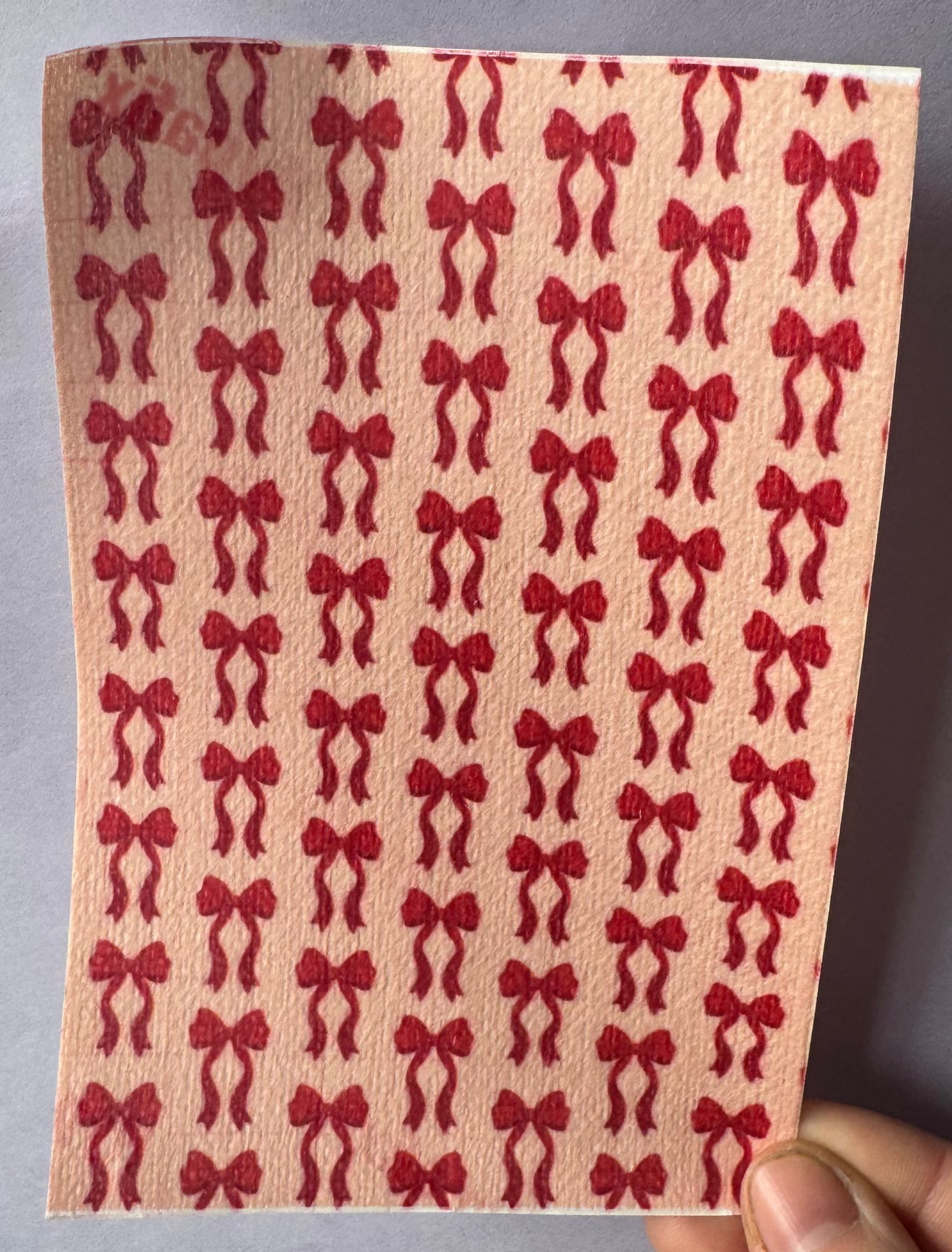 Red Bows Tubie Tape