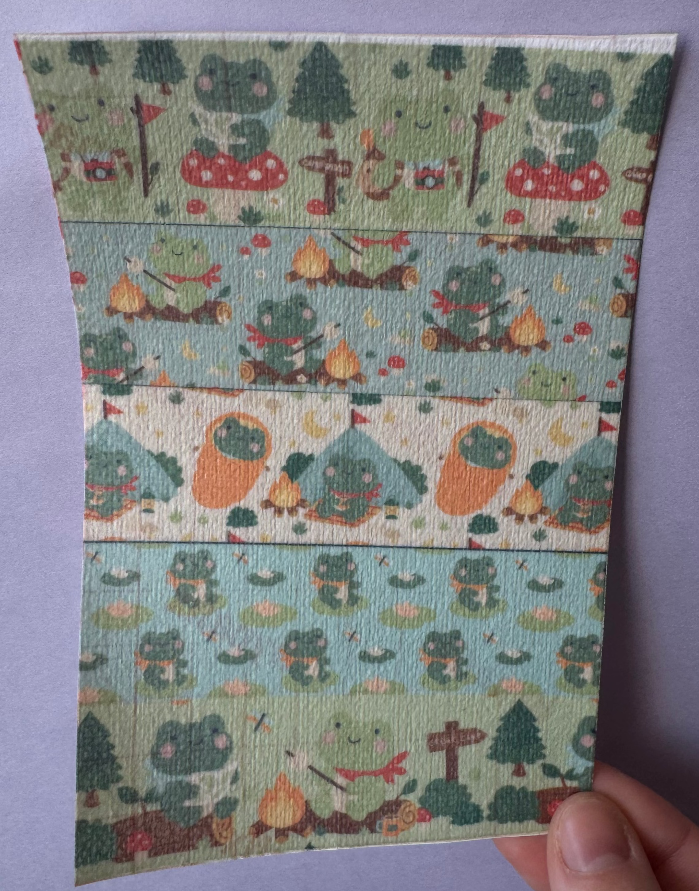 Camping Frogs Tubie Tape