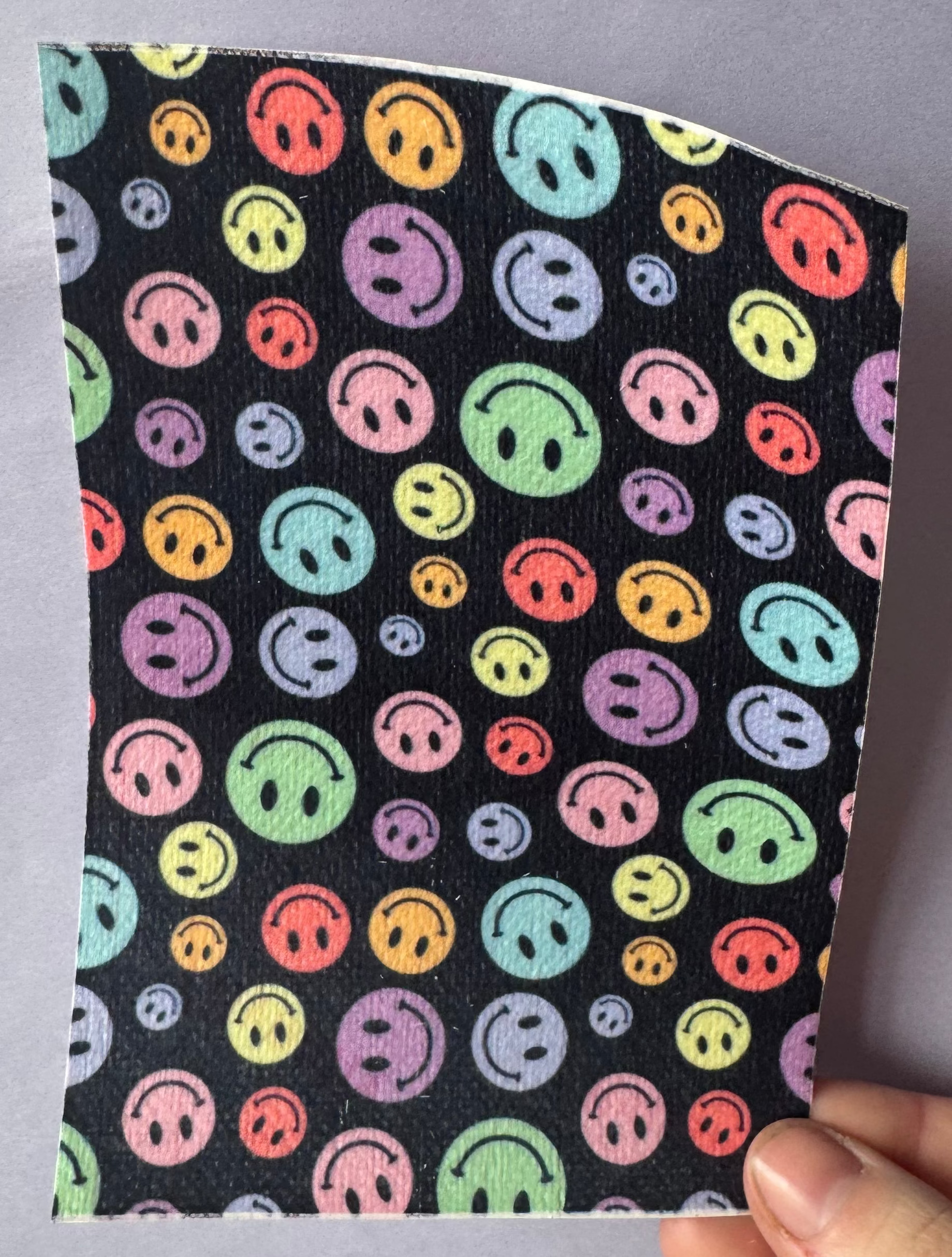 Black Smiley Face Tubie Tape
