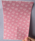 Pink And White Hearts Tubie Tape