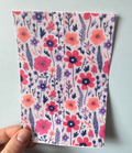 Light Pink And Purple Flowers Tubie Tape