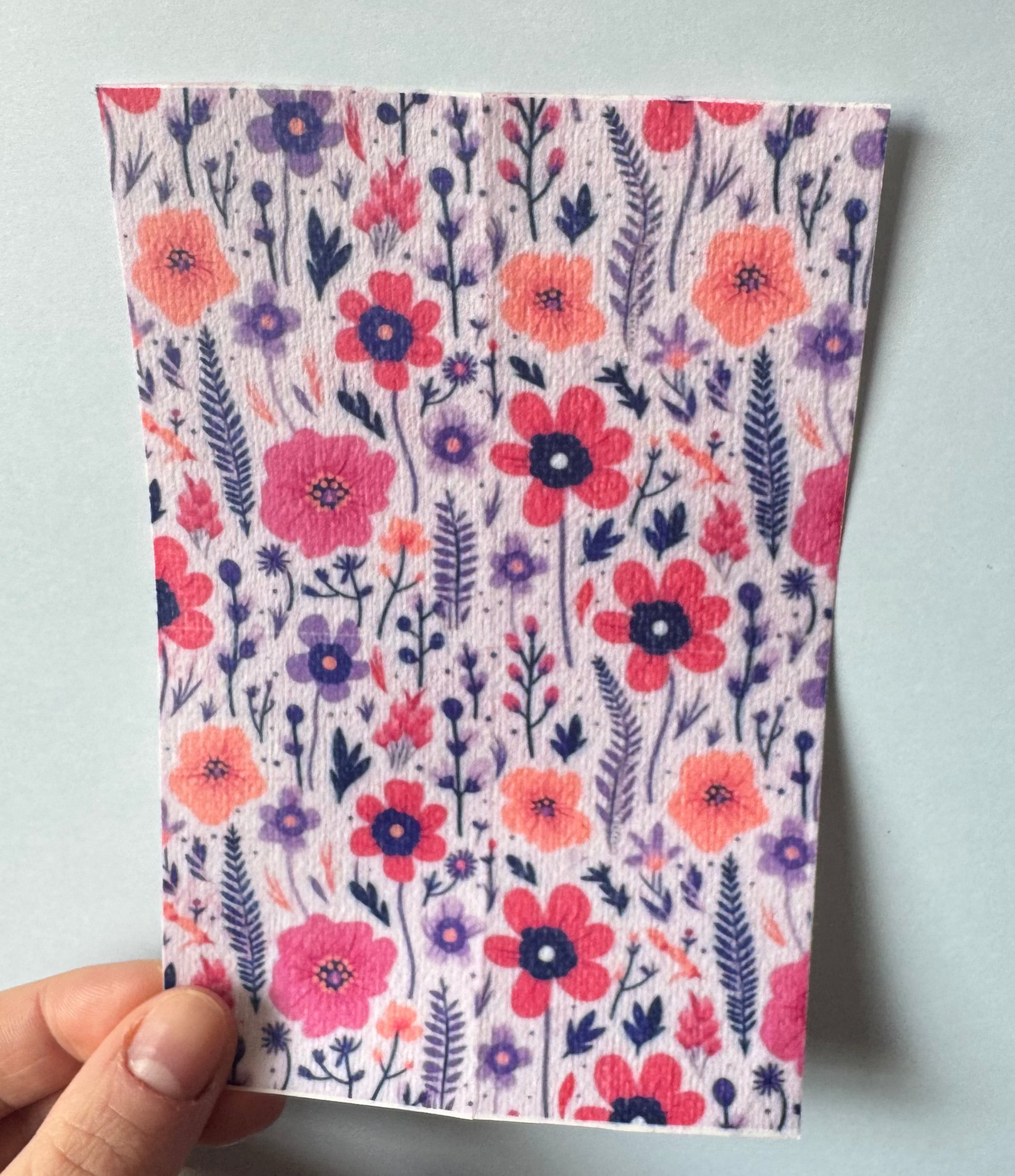 Light Pink And Purple Flowers Tubie Tape