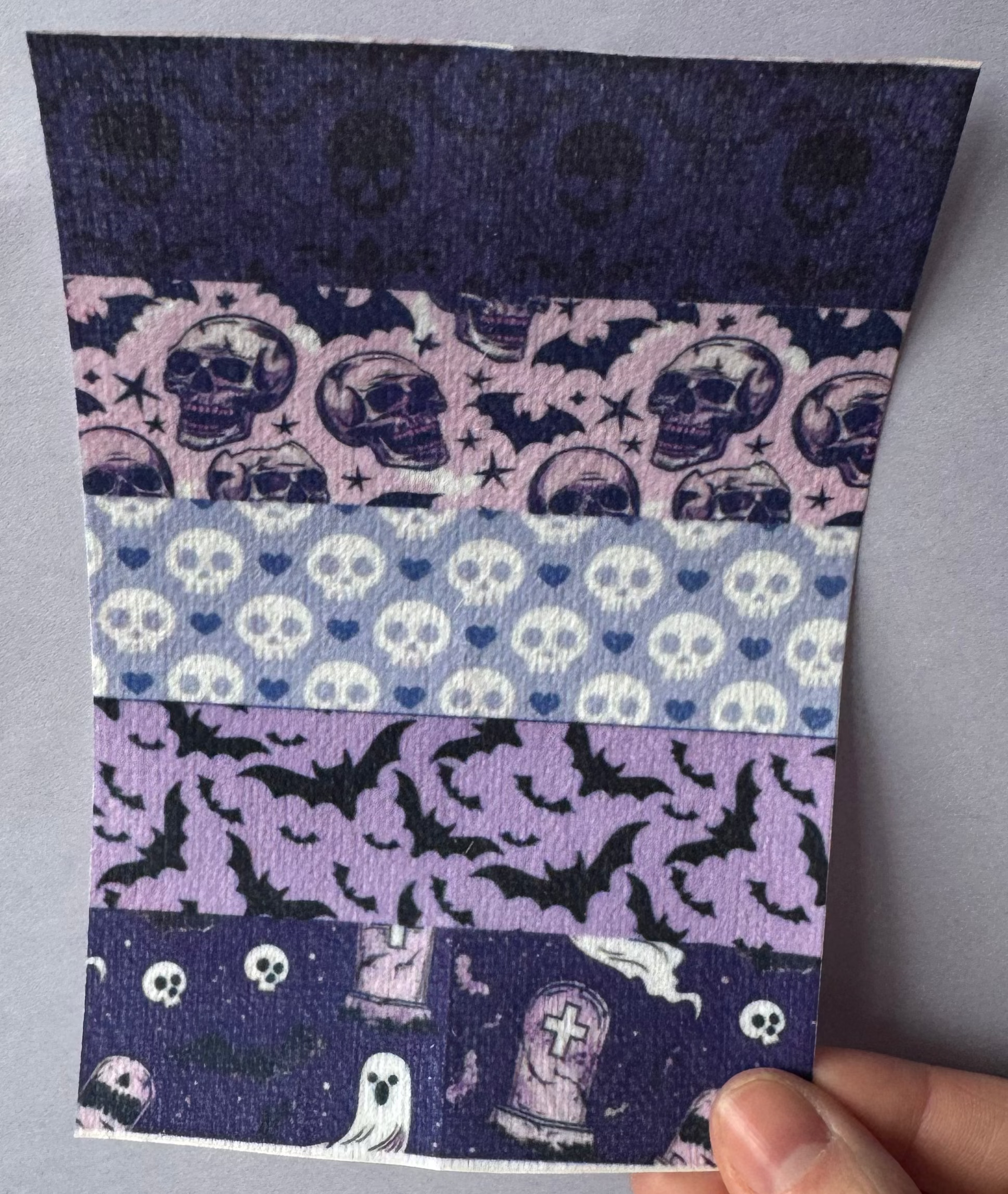 Light Purple Mixed Gothic Tubie Tape