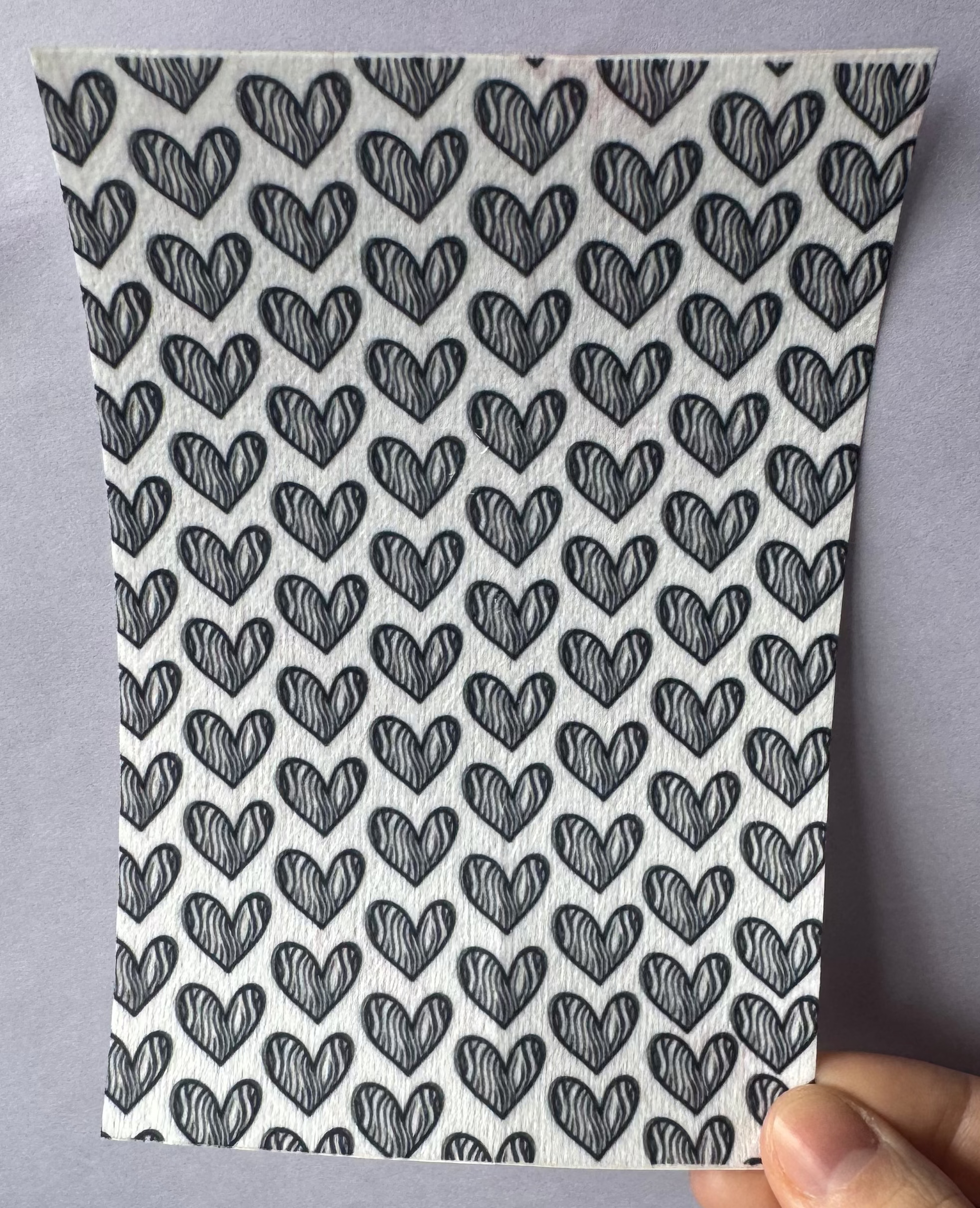 Zebra Hearts Tubie Tape