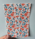 Pinky Red Summer Flowers Tubie Tape