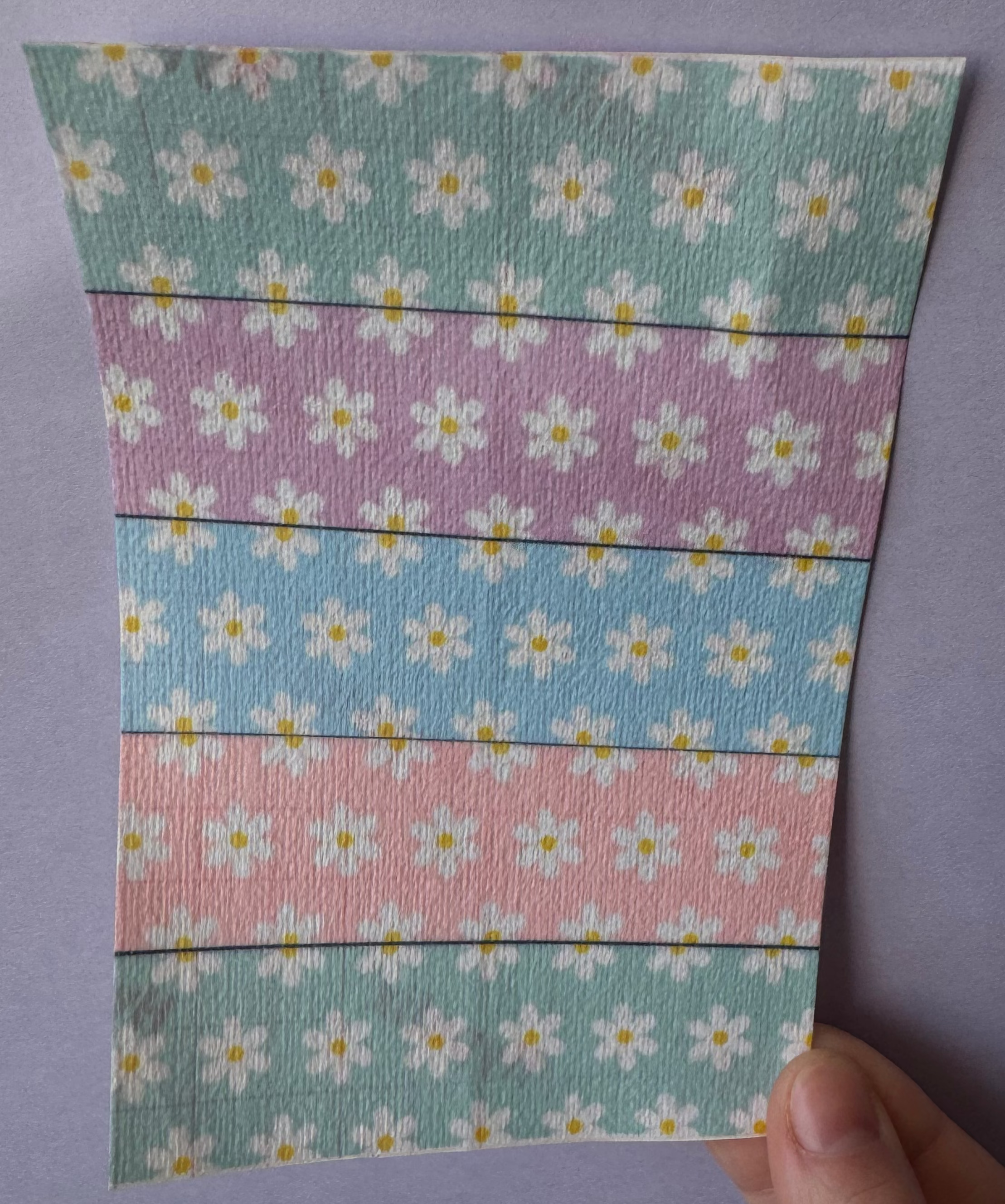 Mixed White Daisies Floral Tubie Tape