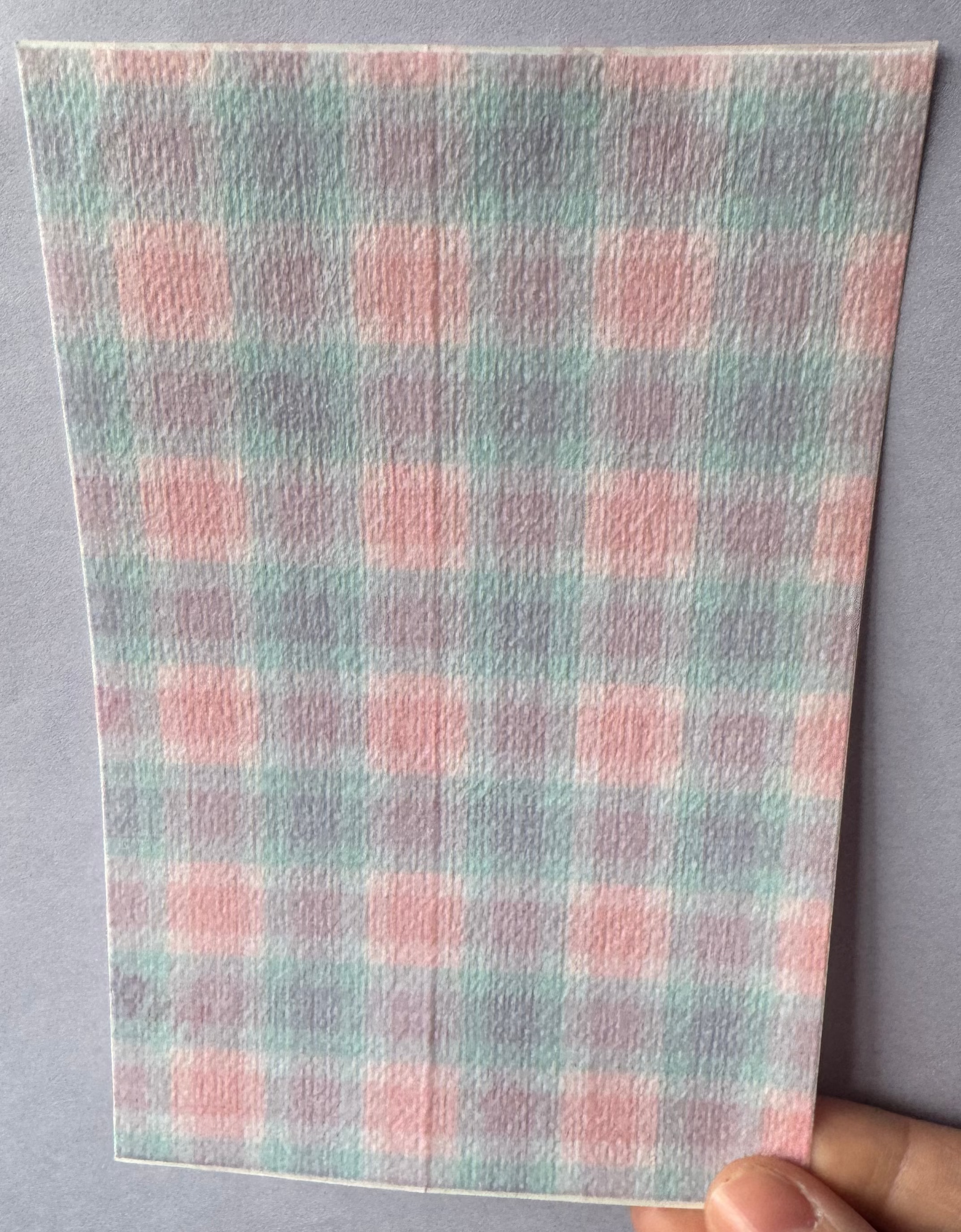 Pink And Blue Plaid Tubie Tape