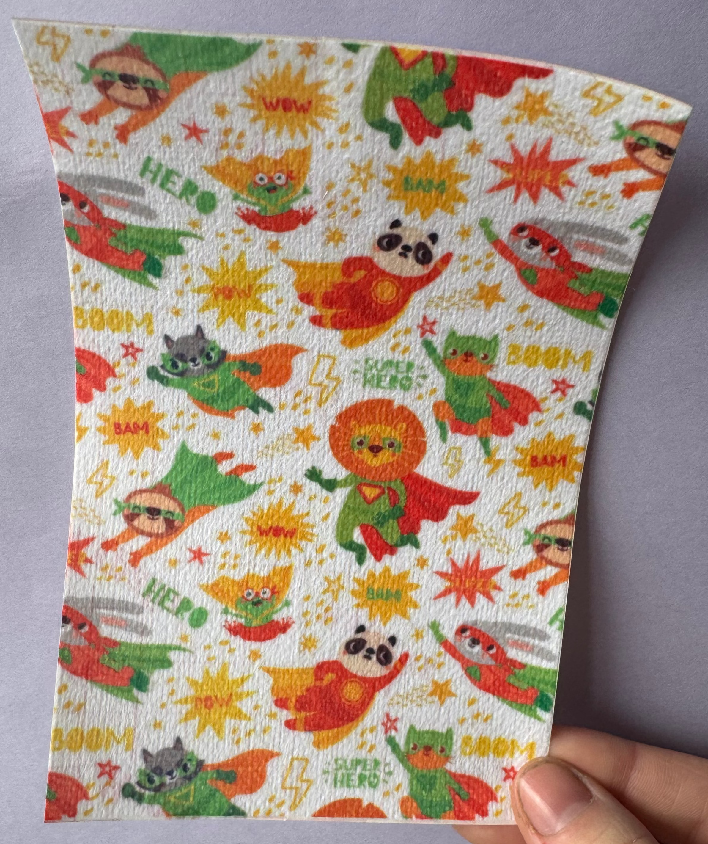 Superhero Animals Tubie Tape