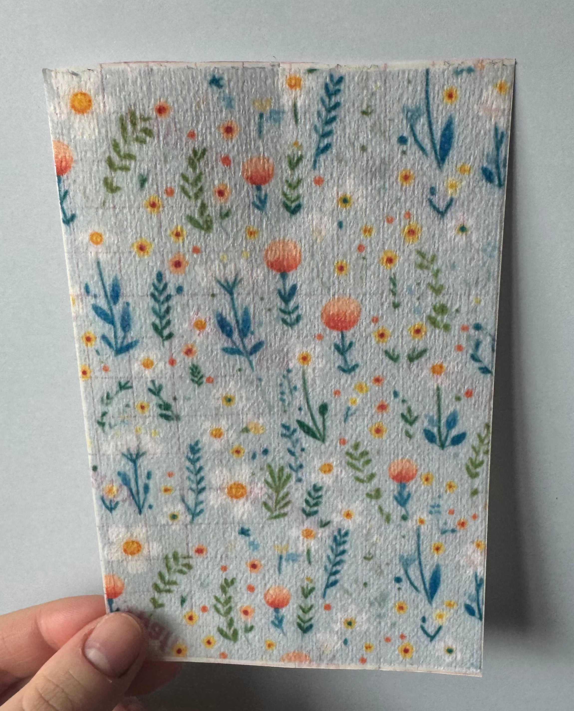 Blue And White Summer Flowers Tubie Tape