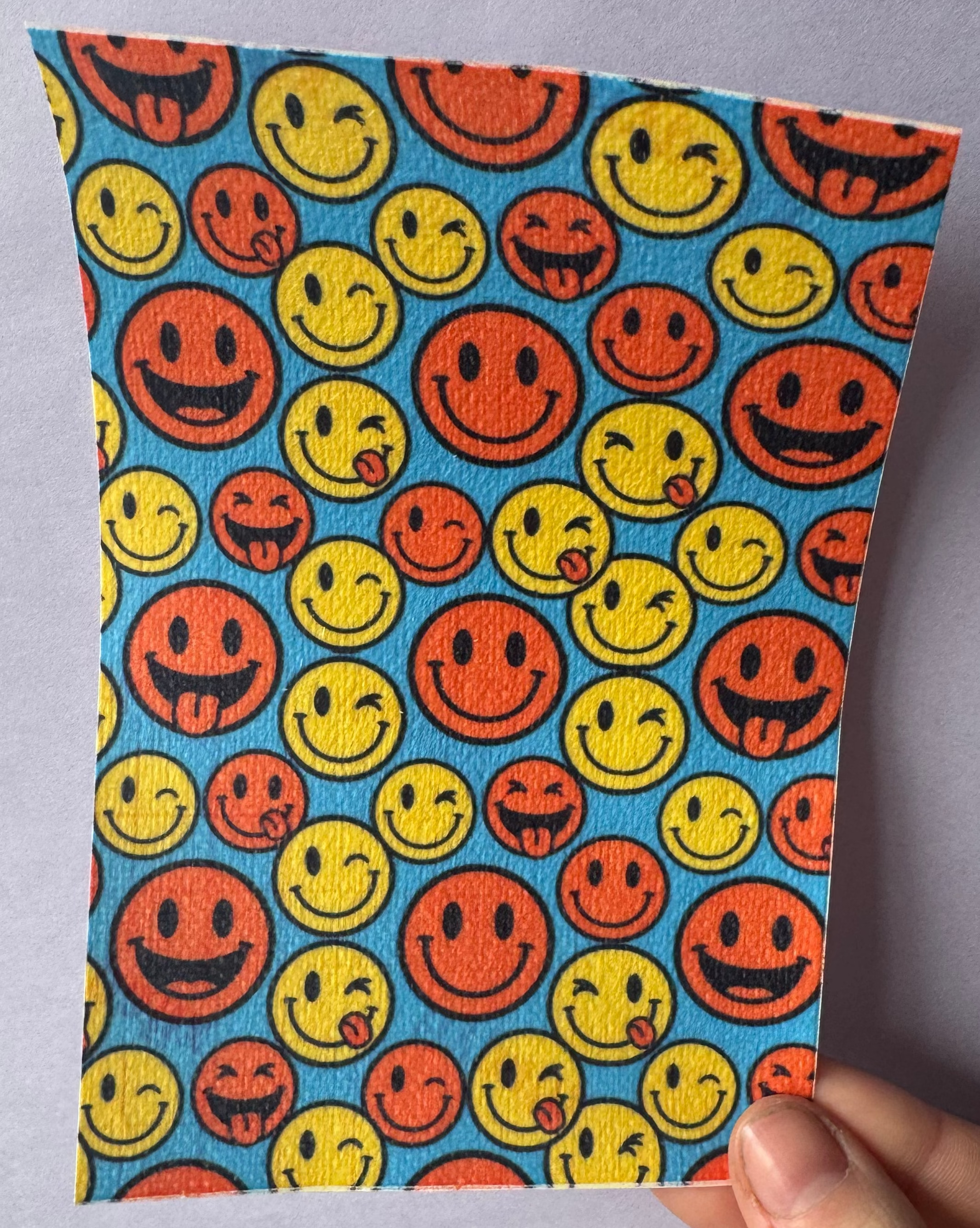 Blue Smiley Face Tubie Tape