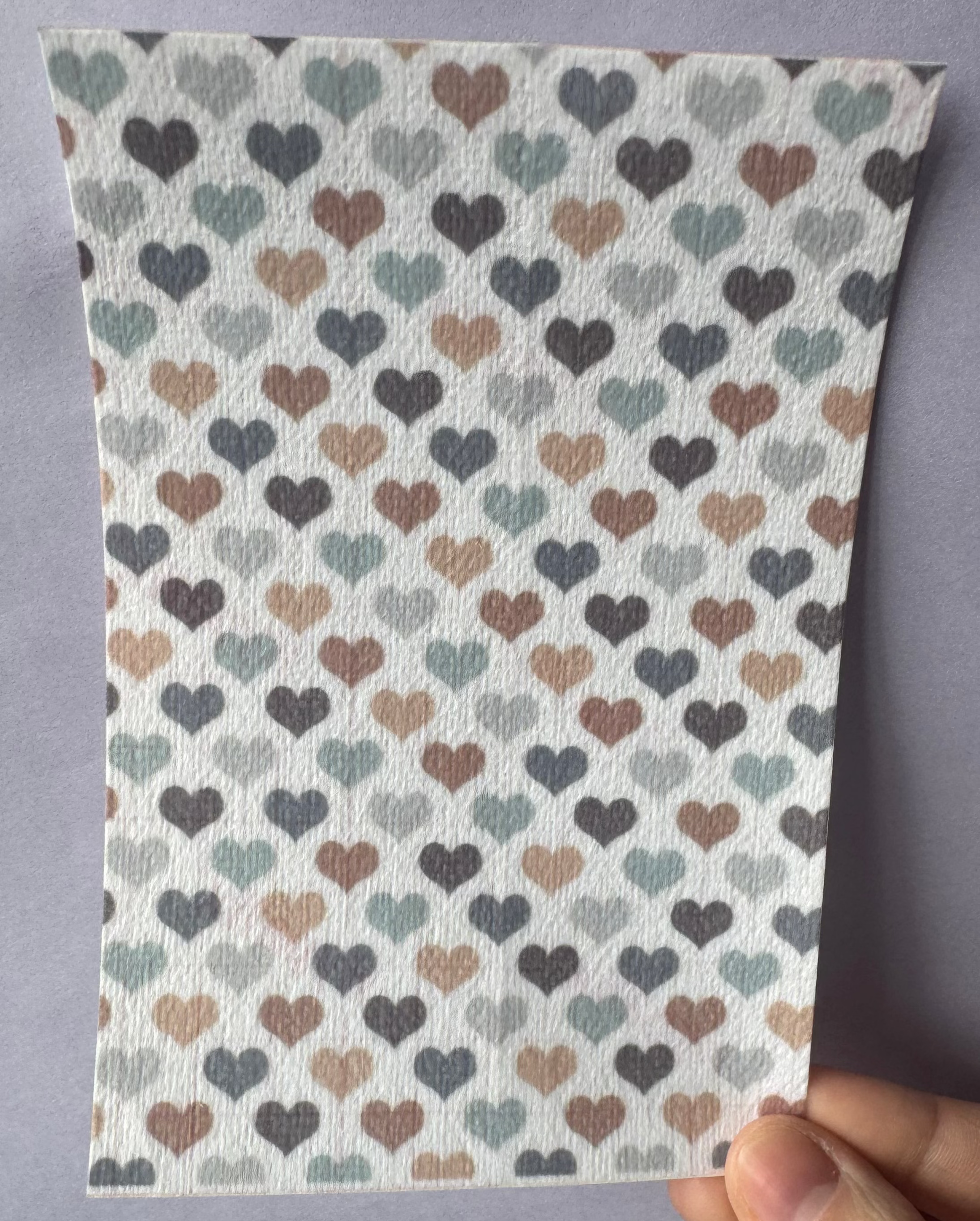 Blue And Brown Hearts Tubie Tape