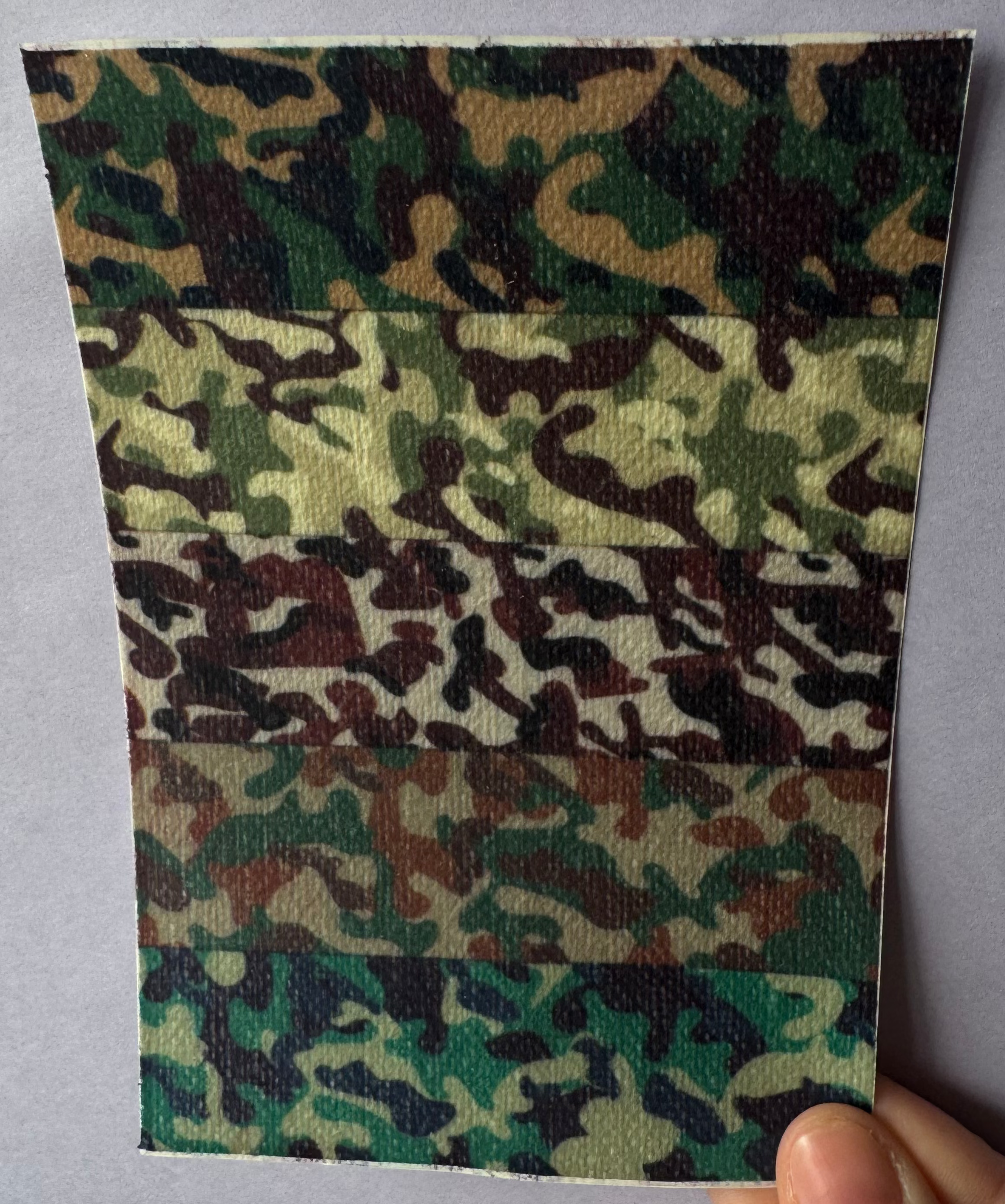 Mixed Camo Tubie Tape