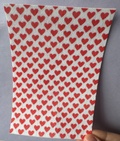 Small Red Hearts Tubie Tape