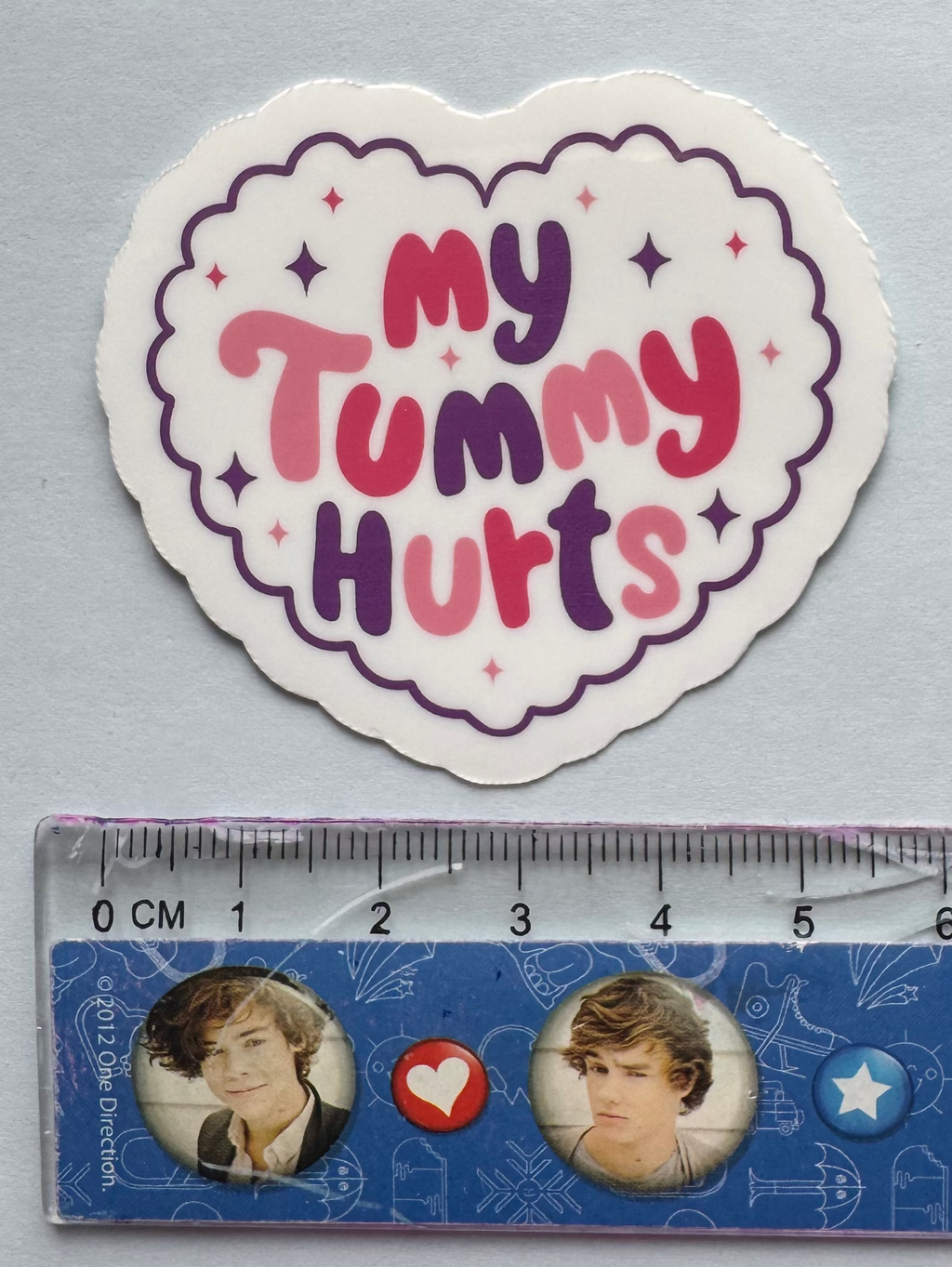 My Tummy Hurts Sticker