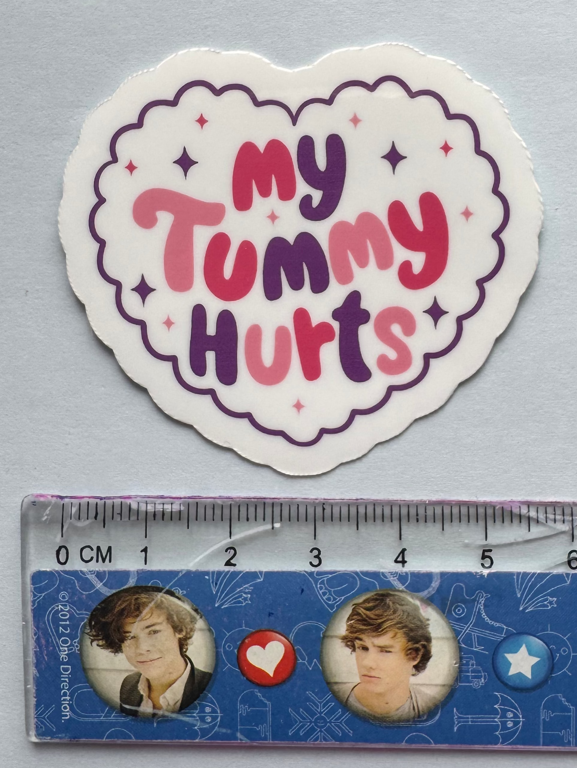 My Tummy Hurts Sticker