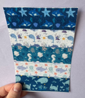 Mixed Blue Sea Animals Tubie Tape