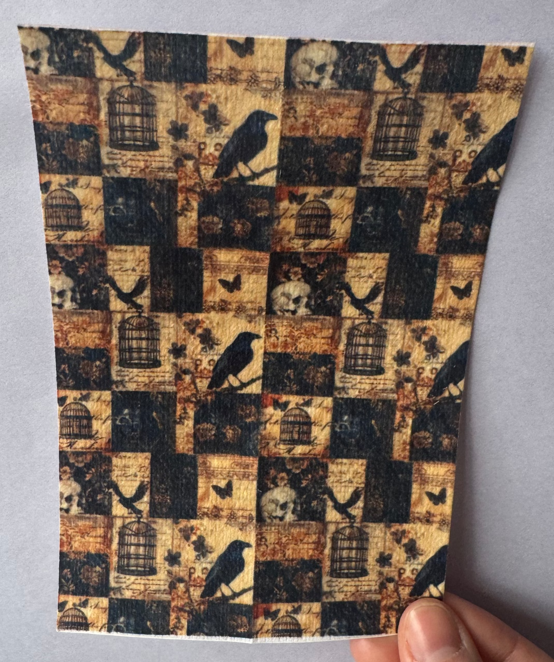 Dark Gothic Patchwork Tubie Tape
