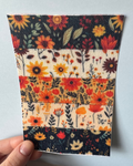 Mixed Autumn Flowers Tubie Tape