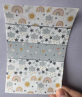 Blue Mixed Hearts And Rainbows Tubie Tape