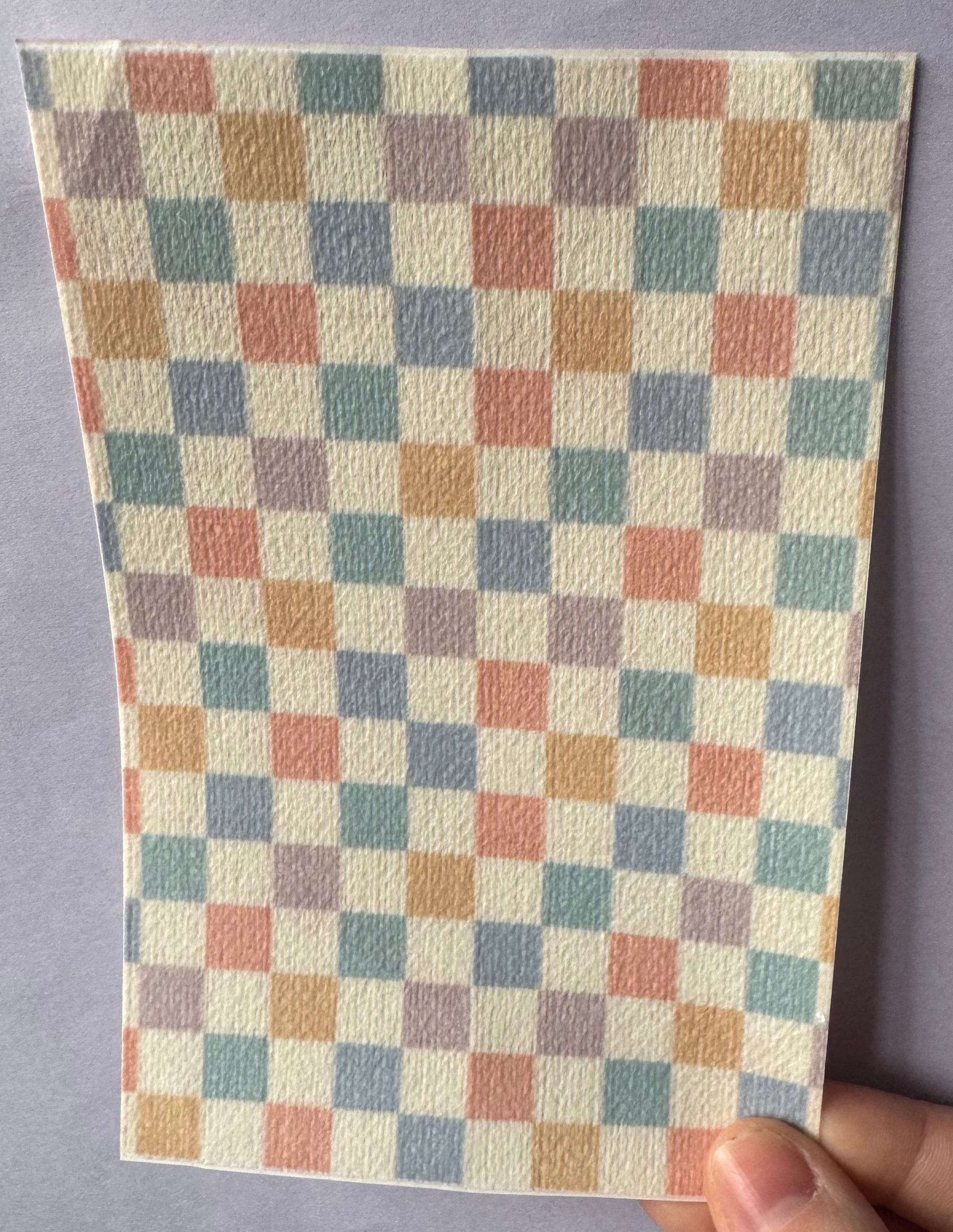 Mixed Pastel Checkered Tubie Tape