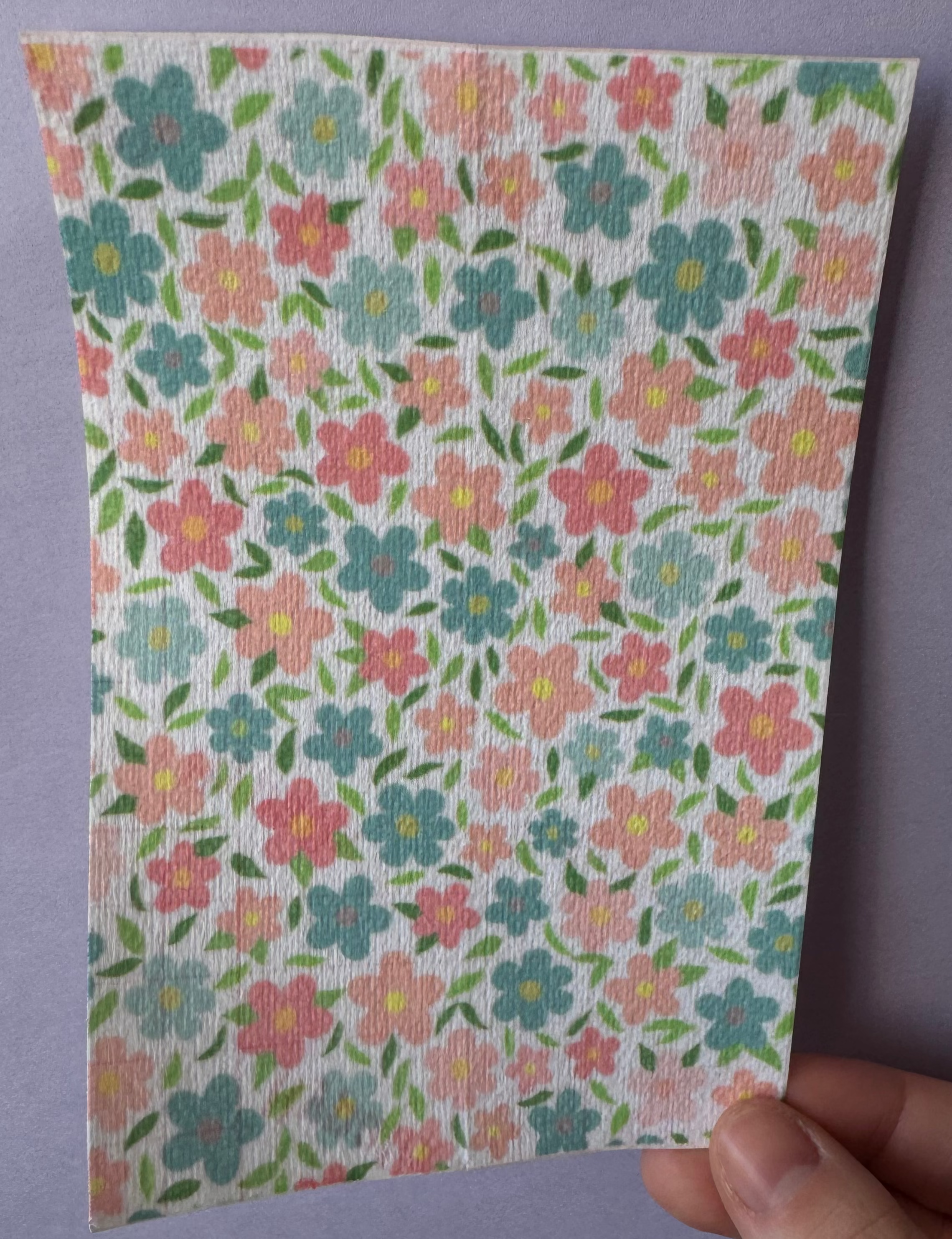 Pink And Blue Floral Tubie Tape
