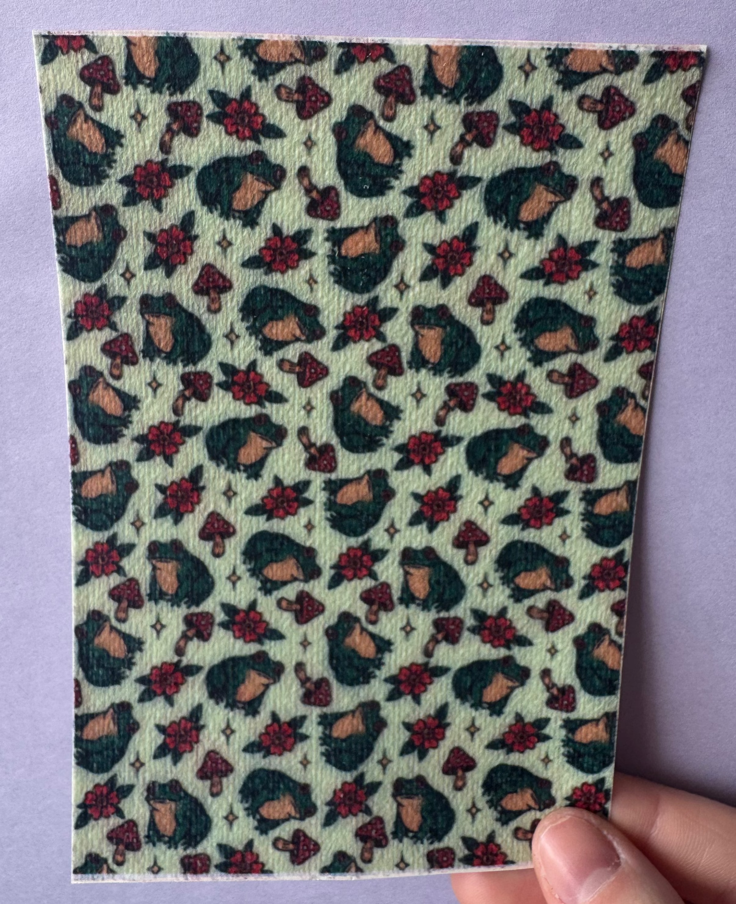 Frogs And Mushrooms Tubie Tape