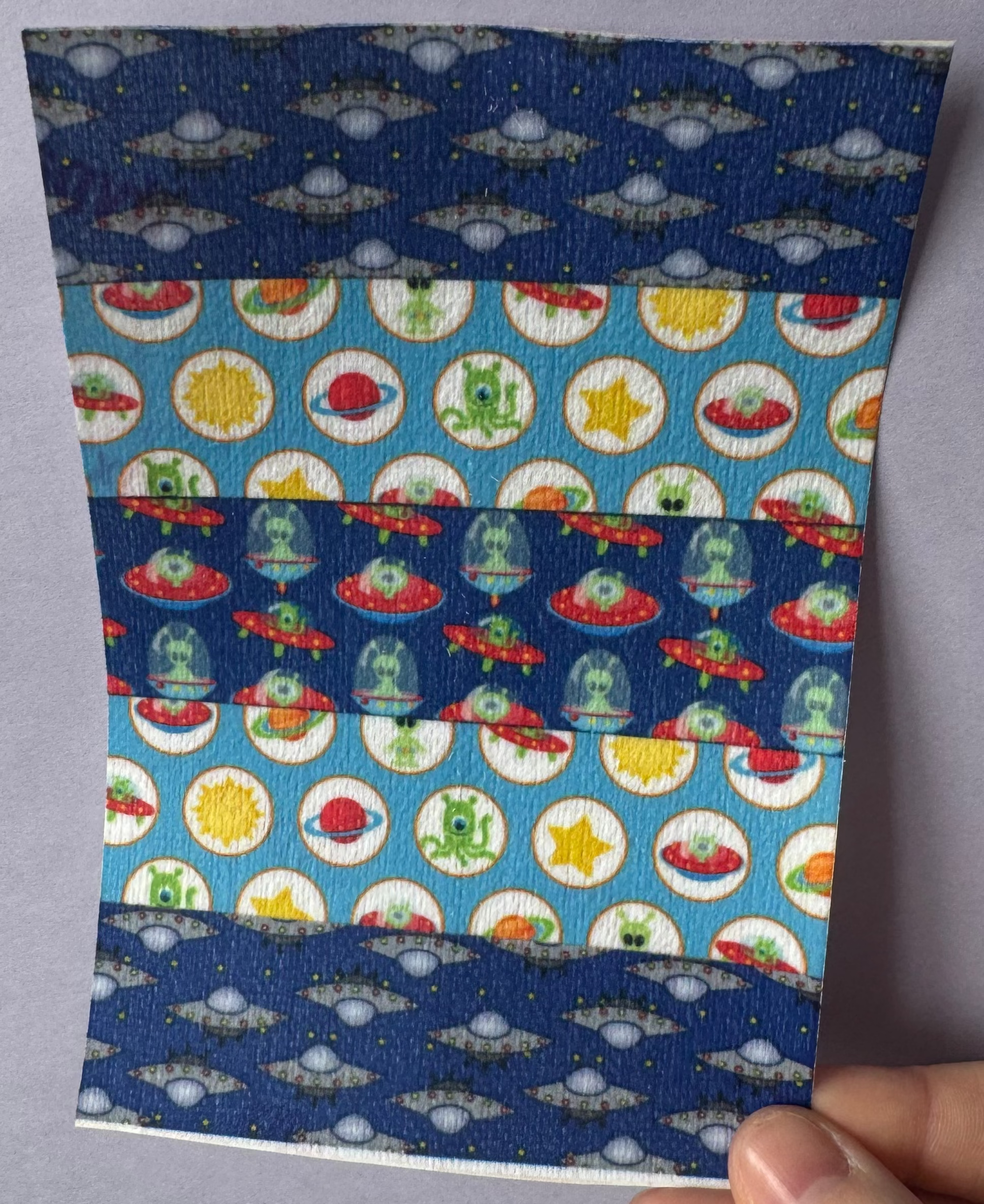 Mixed Alien Spaceship Tubie Tape