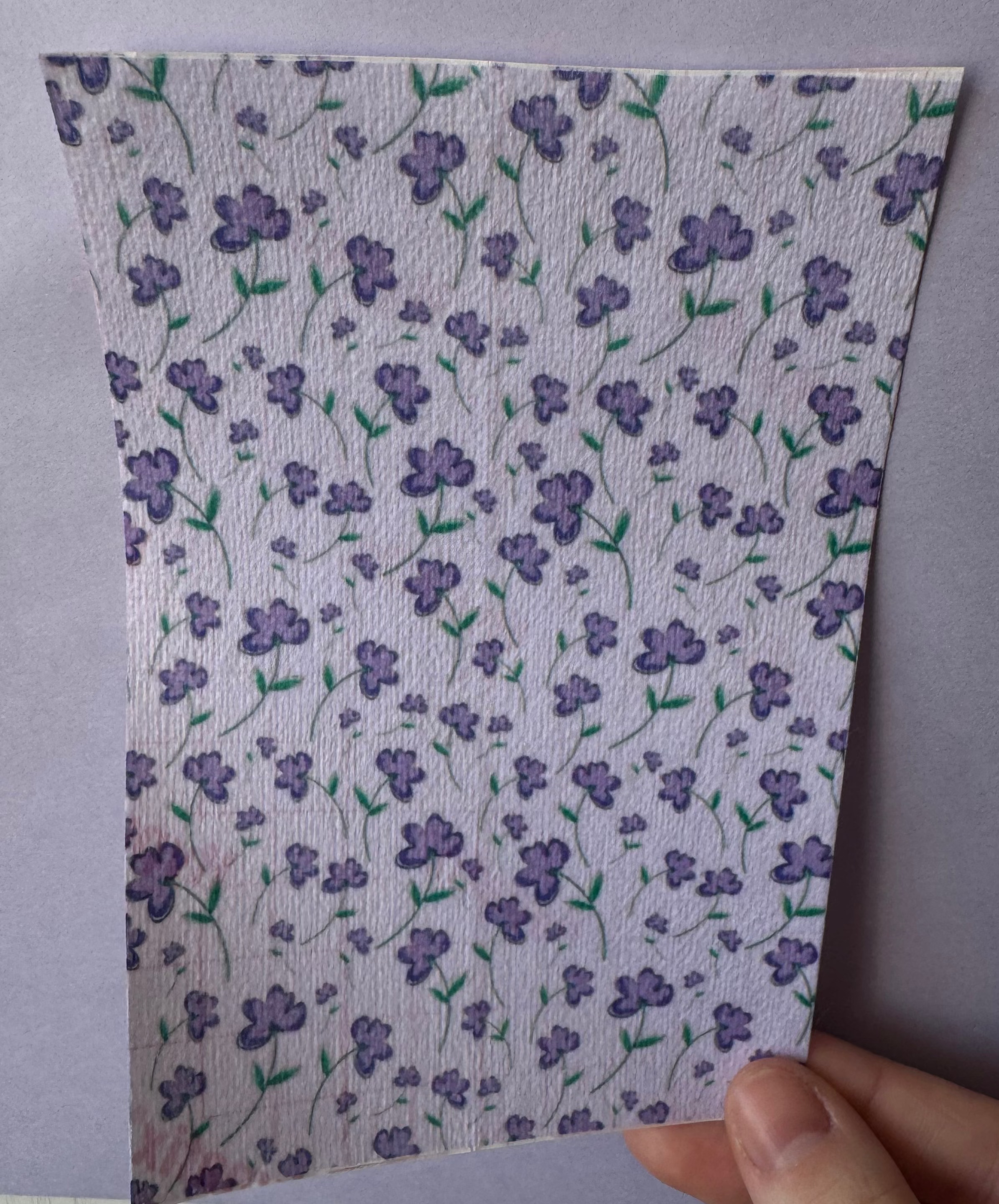 Small Purple Floral Tubie Tape